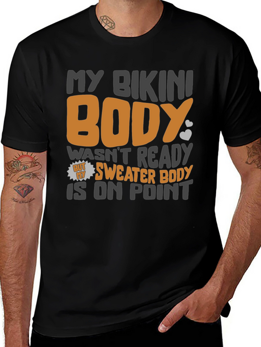 Funny Sweater Body Graphic T-Shirt