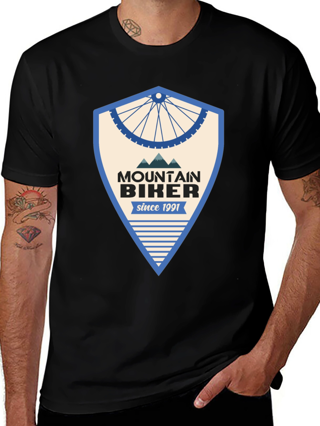 Mountain Biker Since 1991 Graphic T-Shirt