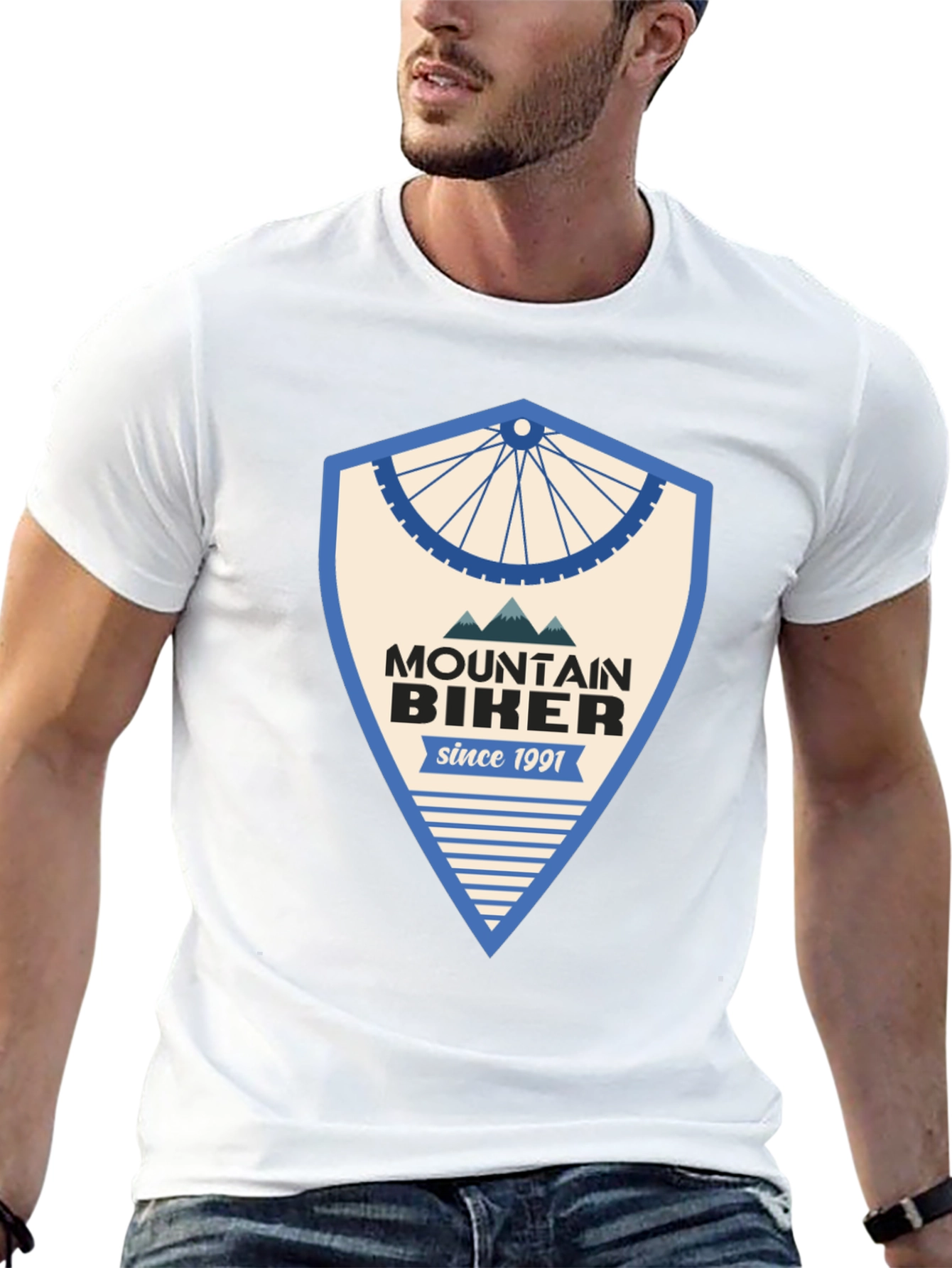 Mountain Biker Since 1991 Graphic T-Shirt