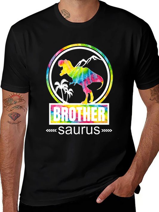 Brother Saurus T-Shirt - Dinosaur Graphic Tee