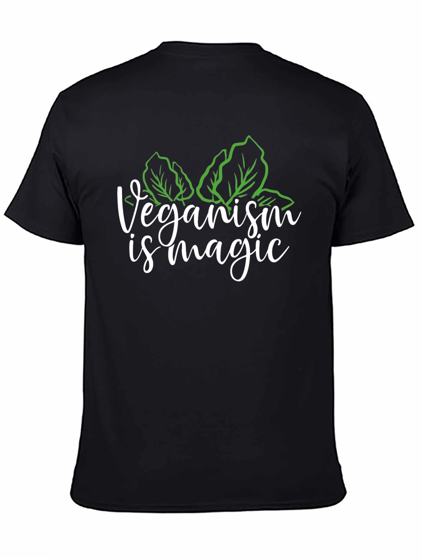 Veganism is Magic T-Shirt - Black Vegan Tee