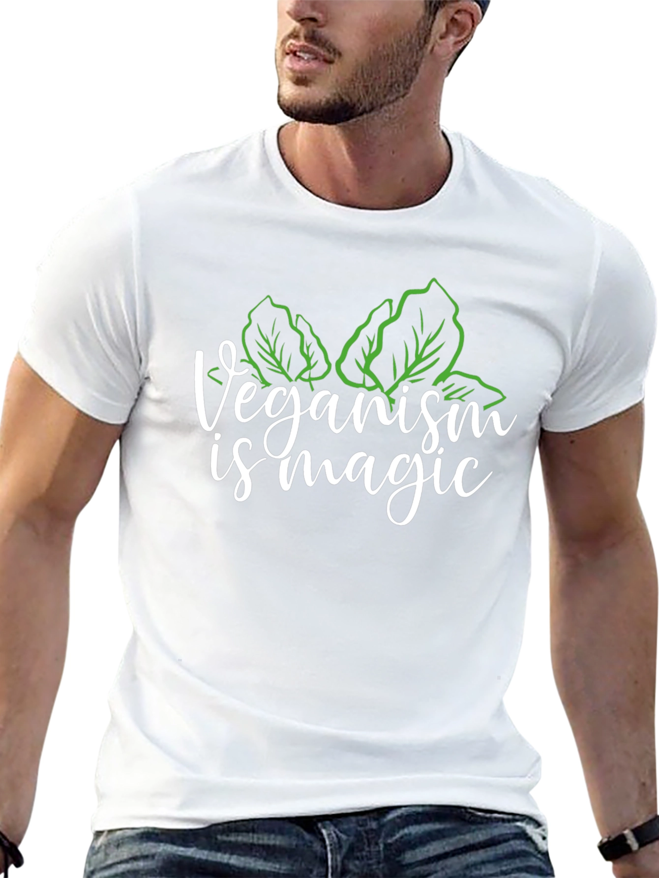 Veganism is Magic T-Shirt - Black Vegan Tee
