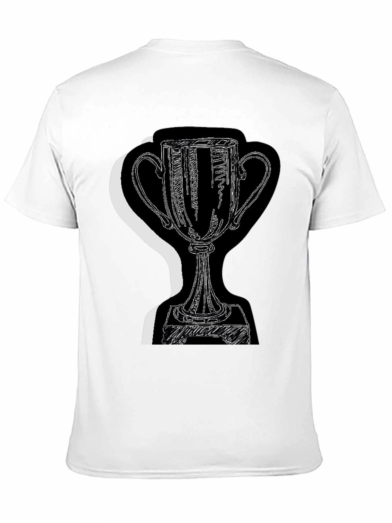 Trophy Graphic Tee - Black Cotton Blend