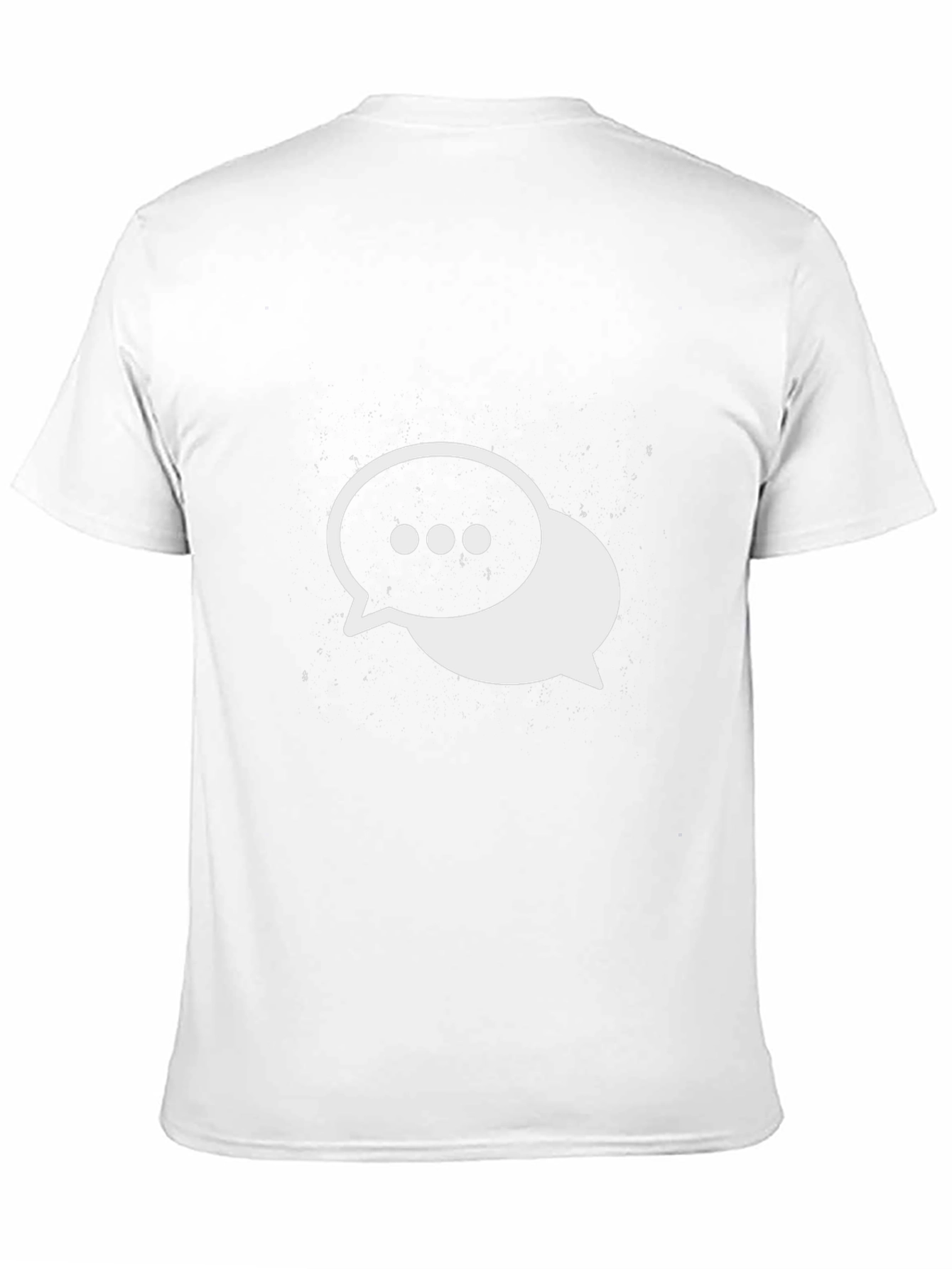 Conversation Bubble Graphic Tee - Black