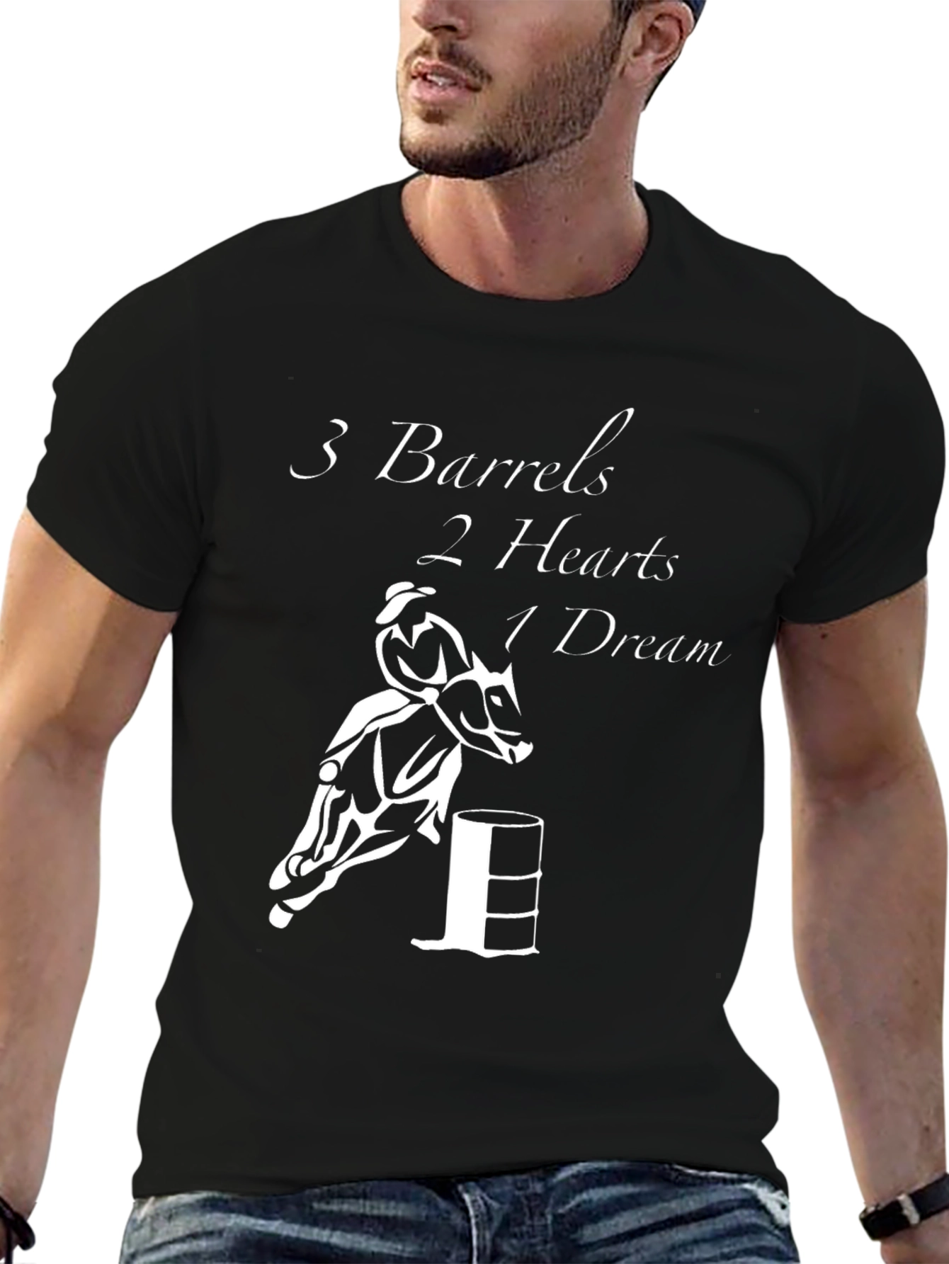 3 Barrels 2 Hearts 1 Dream Graphic Tee