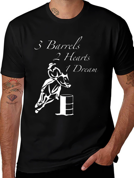 3 Barrels 2 Hearts 1 Dream Graphic Tee