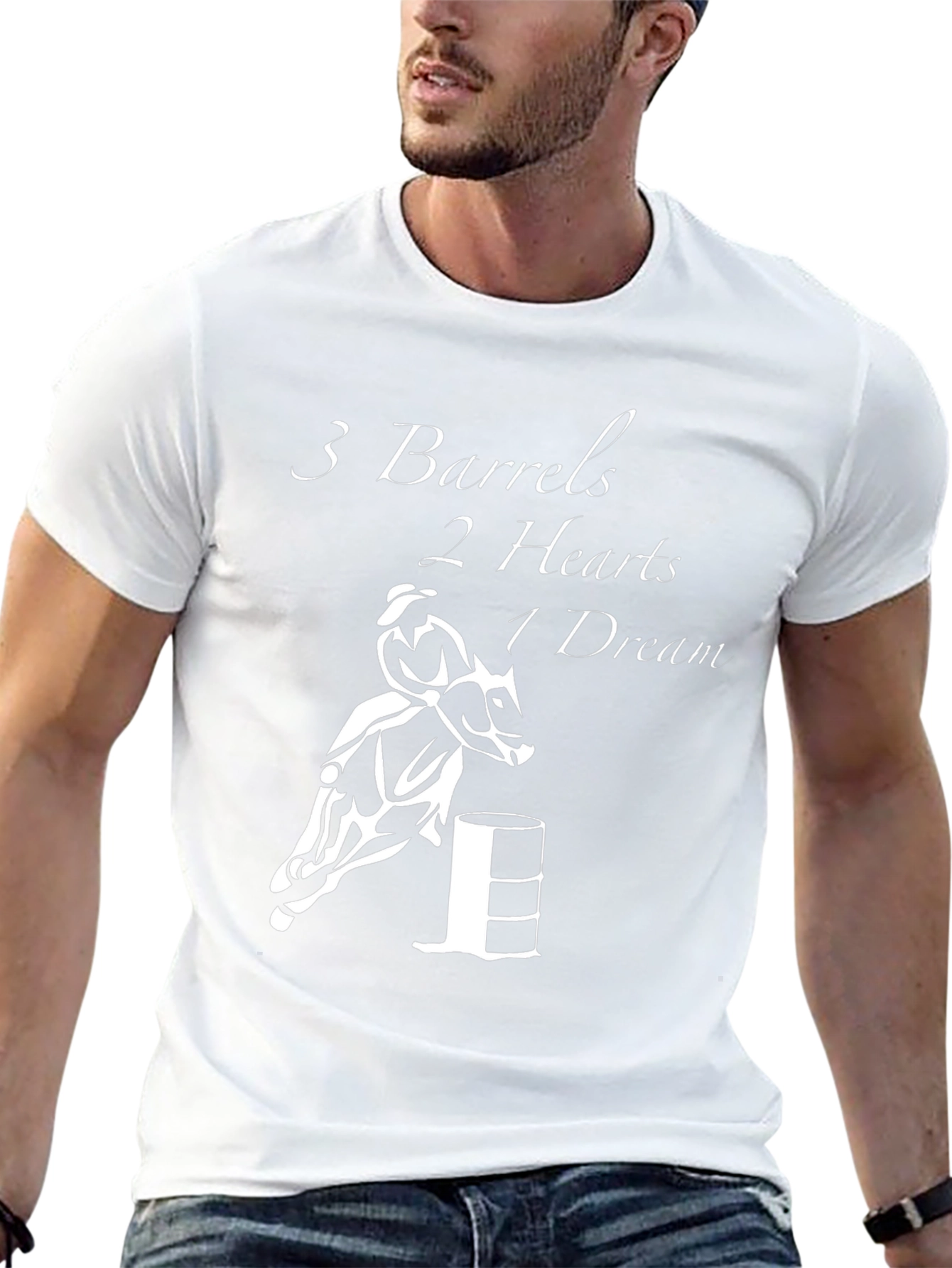 3 Barrels 2 Hearts 1 Dream Graphic Tee