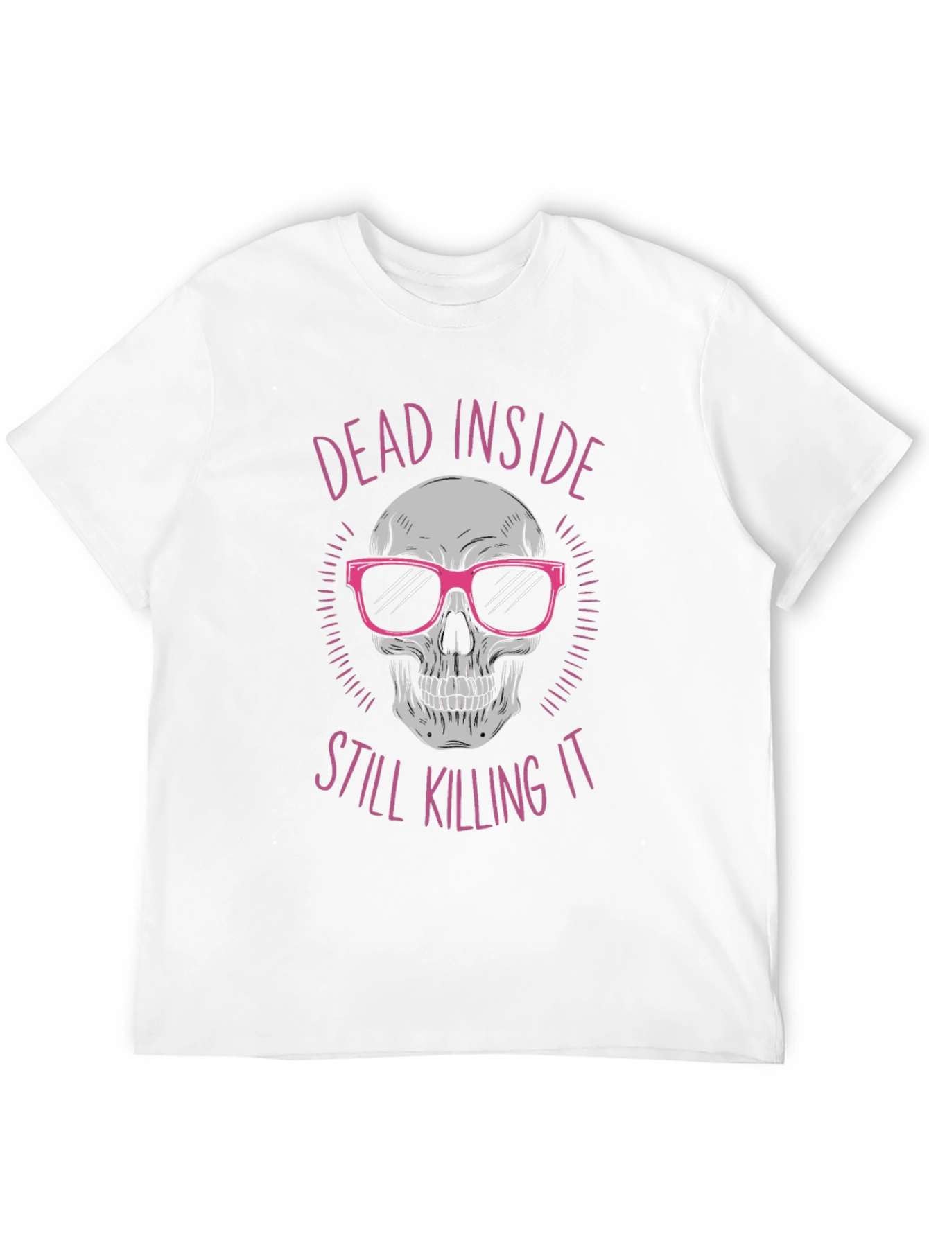 Dead Inside Skull Graphic Tee