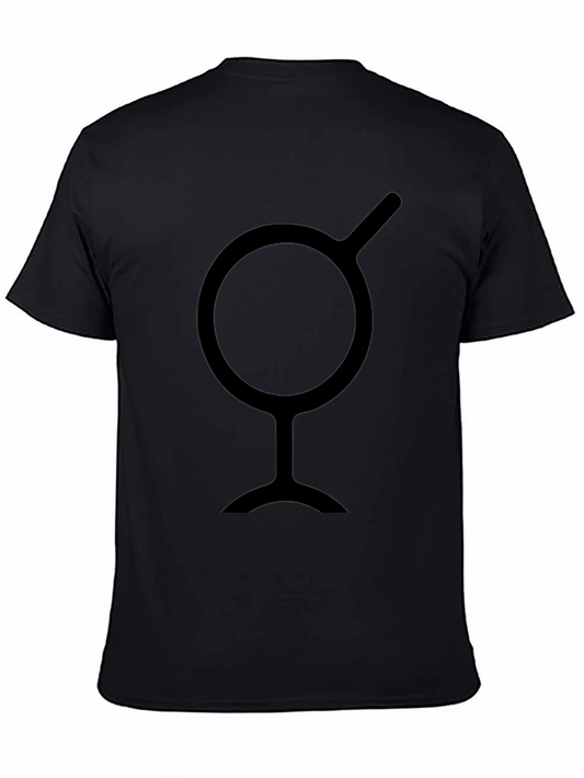 Abstract Symbol Black T-Shirt