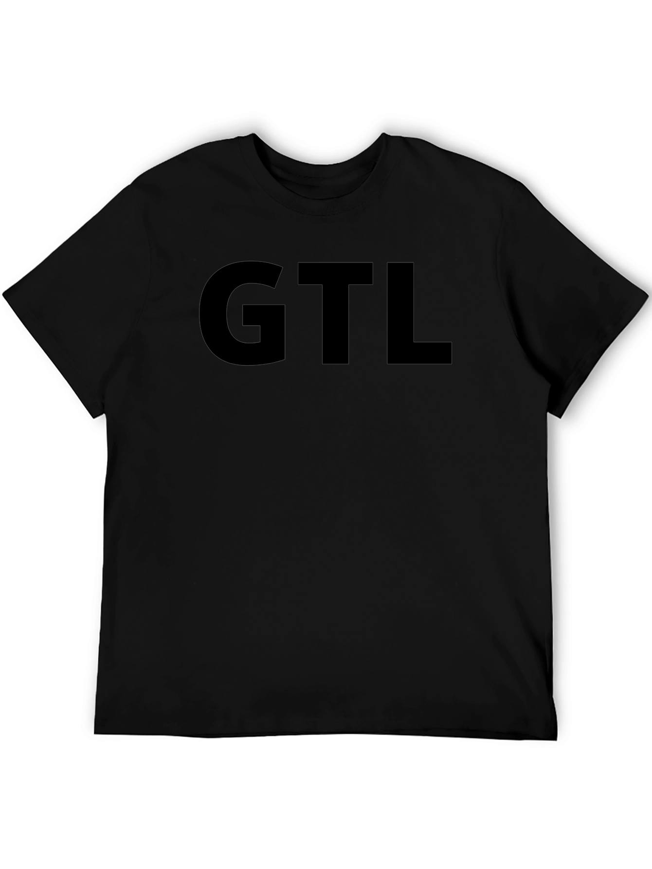 GTL Black T-Shirt - Gym Tan Laundry Tee