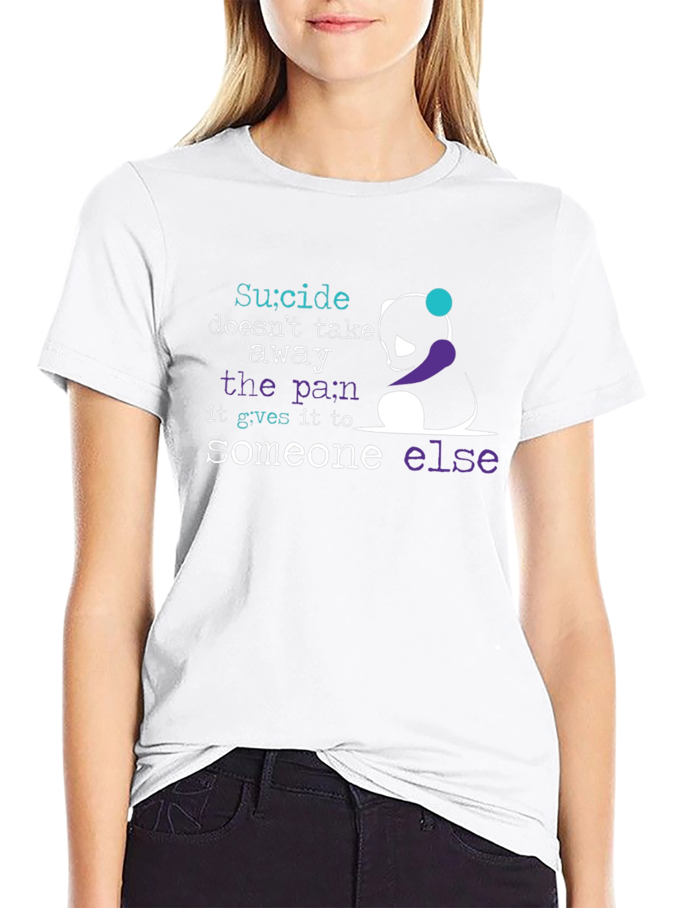 Suicide Awareness T-Shirt - Panda Graphic Tee