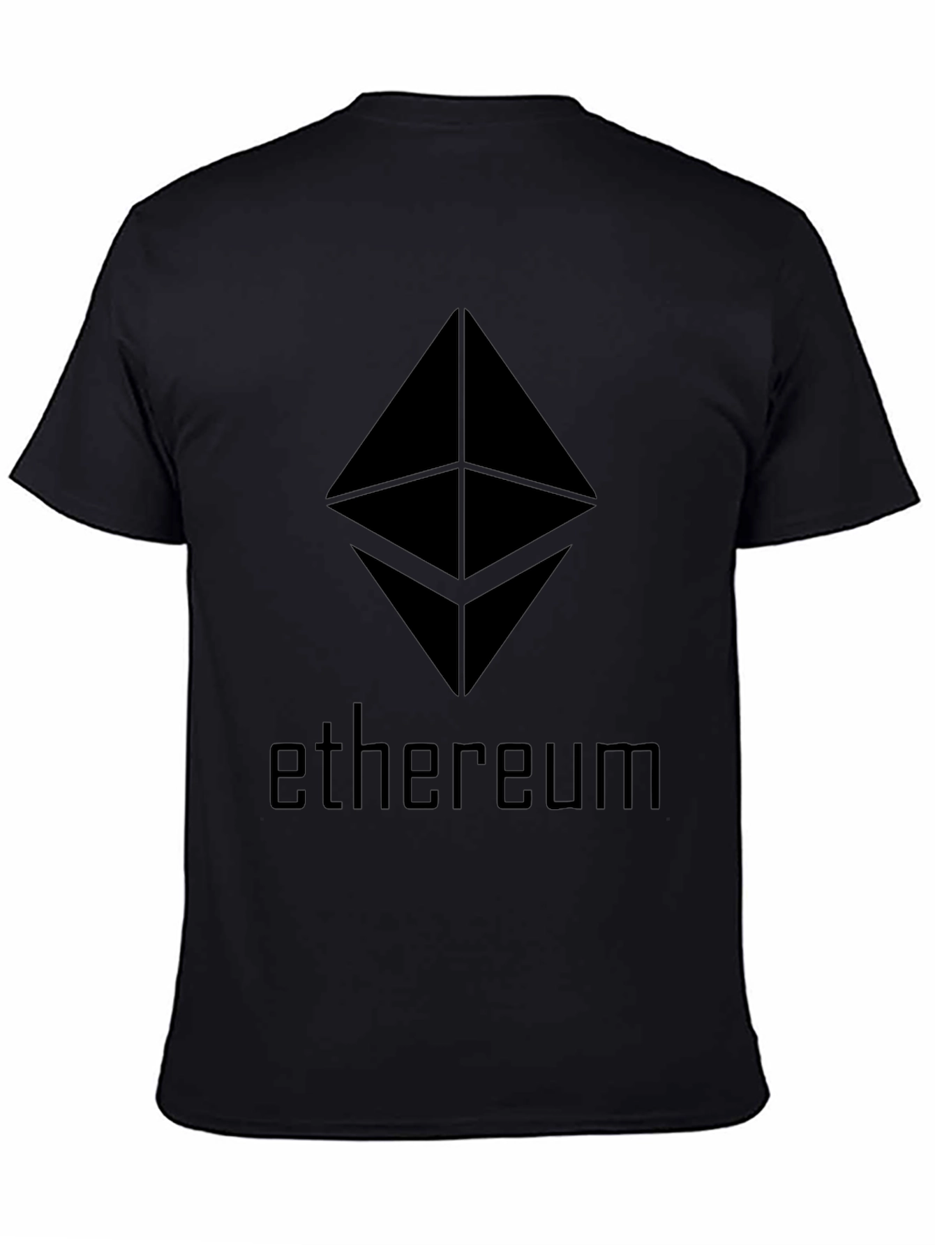 Ethereum Crypto Black T-Shirt - Modern Style