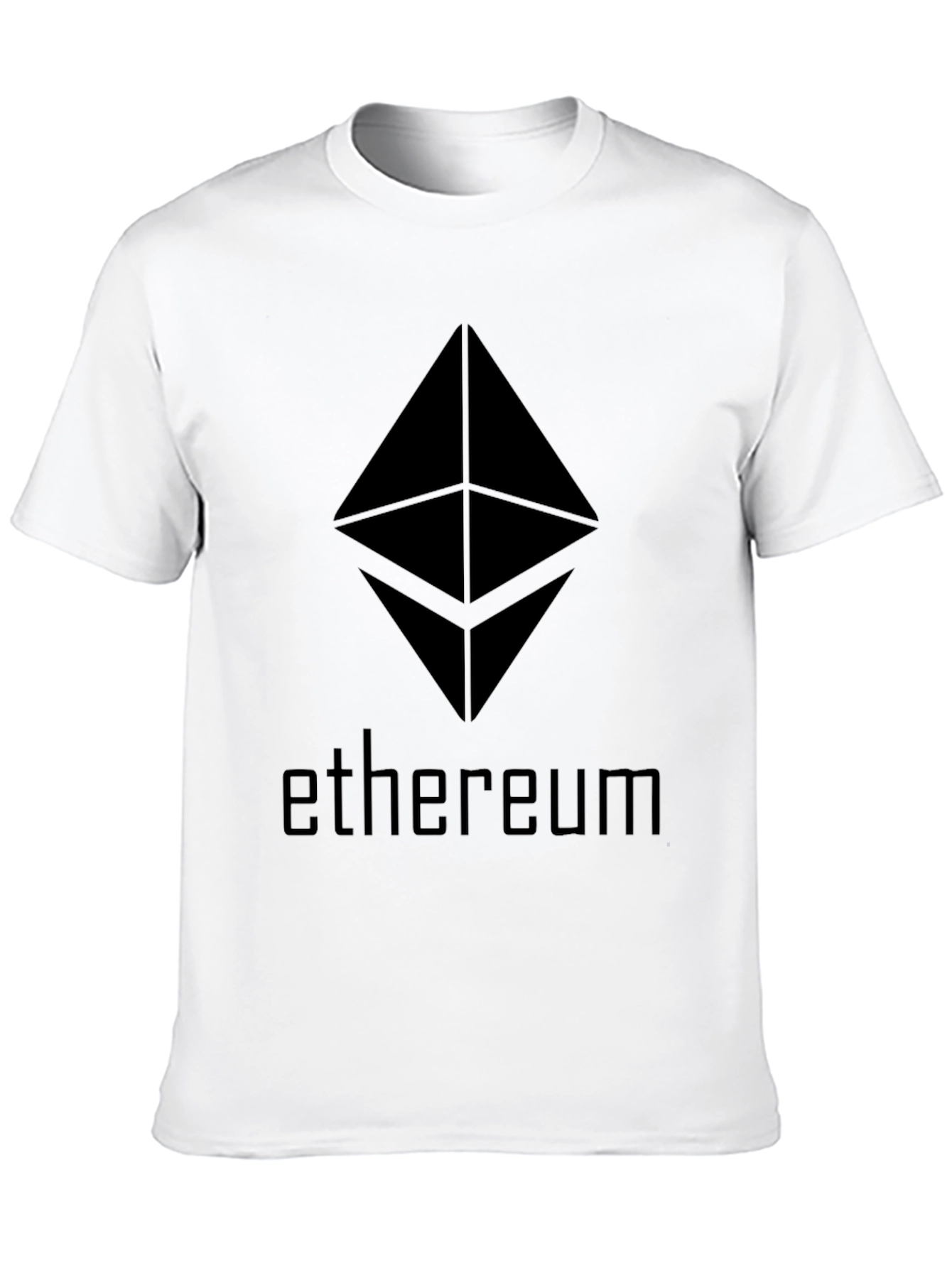 Ethereum Crypto Black T-Shirt - Modern Style