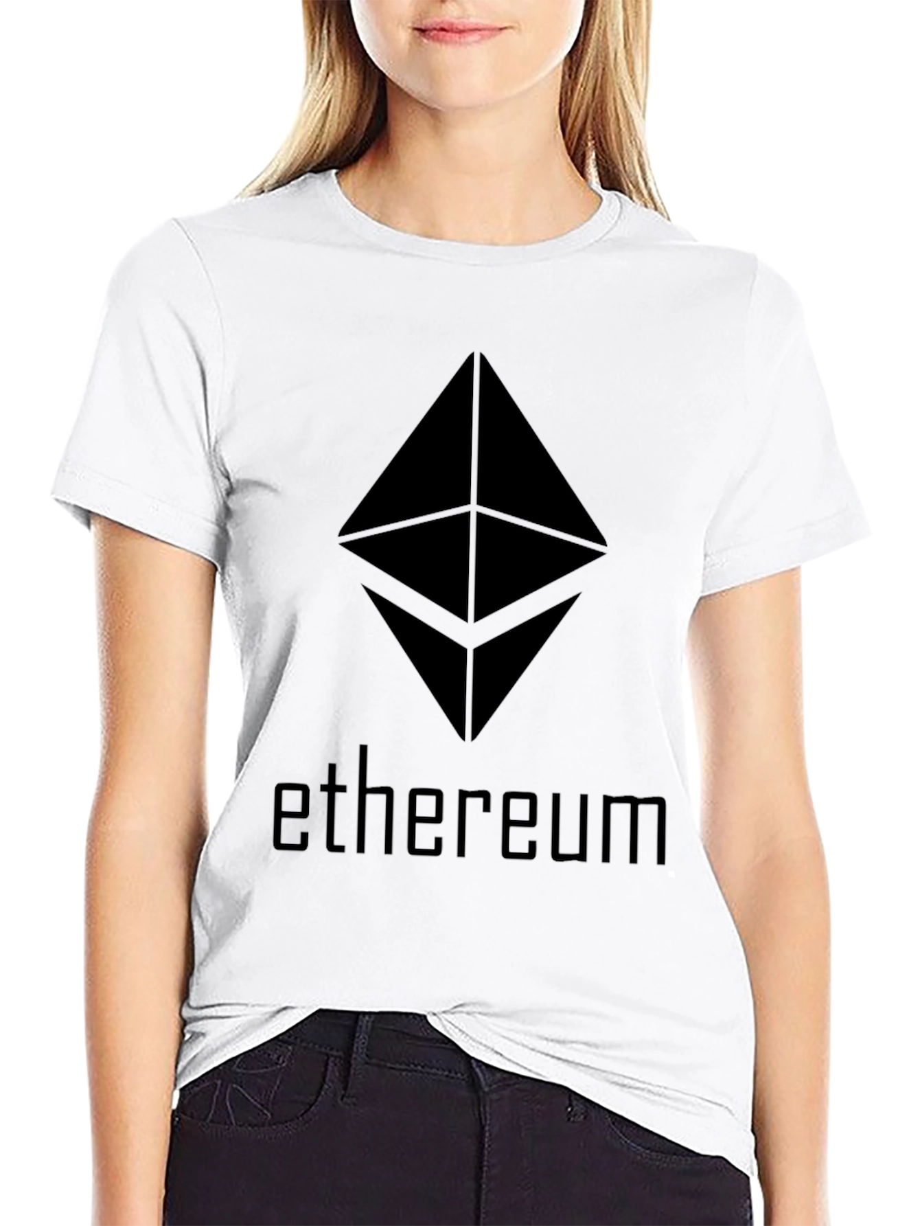 Ethereum Crypto Black T-Shirt - Modern Style