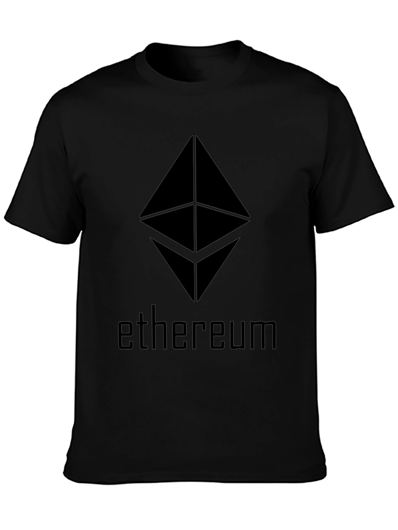 Ethereum Crypto Black T-Shirt - Modern Style