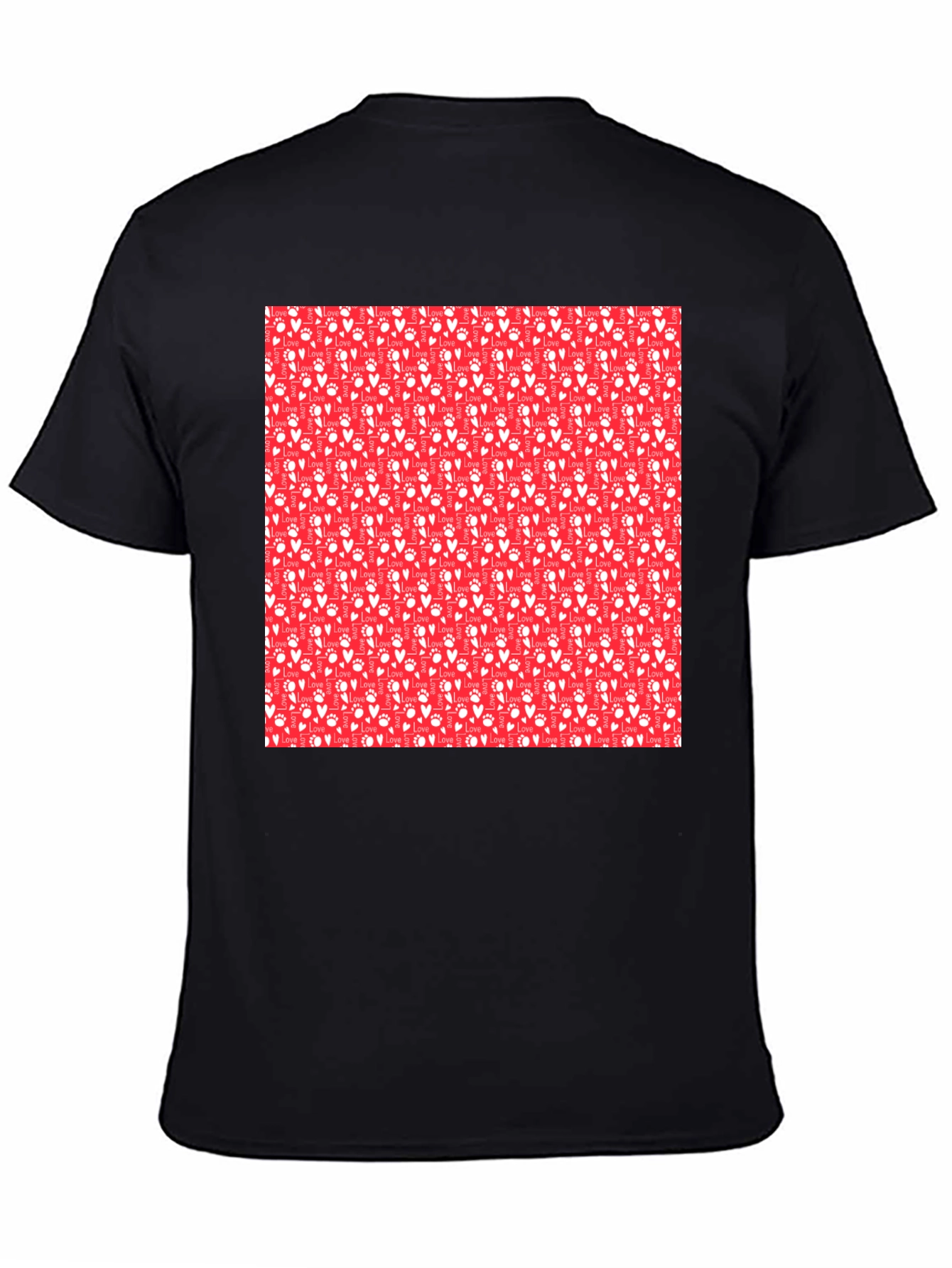 Love Paw Patterned T-Shirt