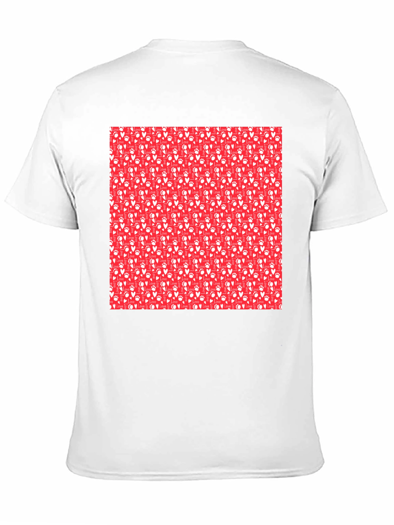 Love Paw Patterned T-Shirt