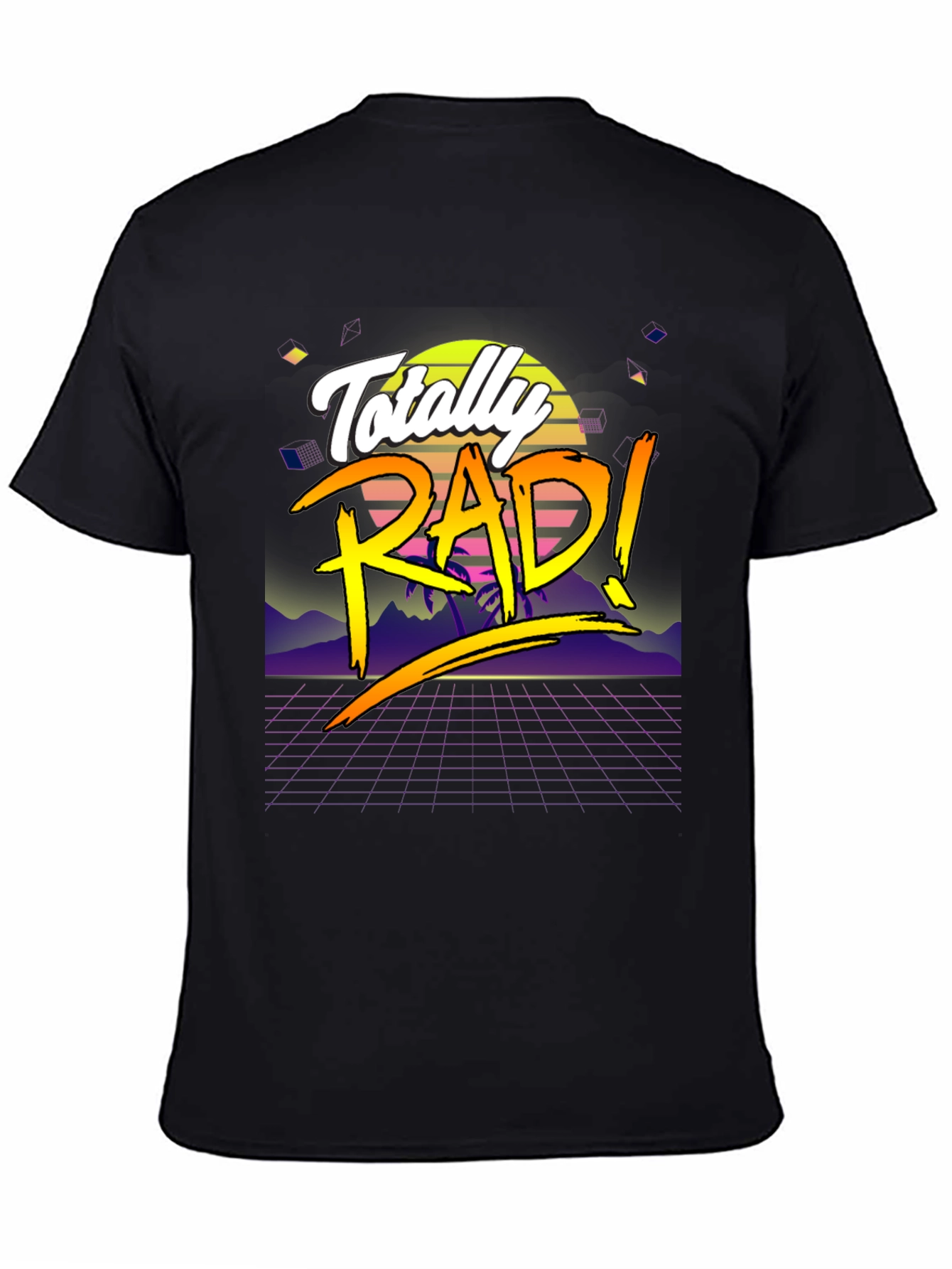 Totally Rad 80s Style Retro T-Shirt