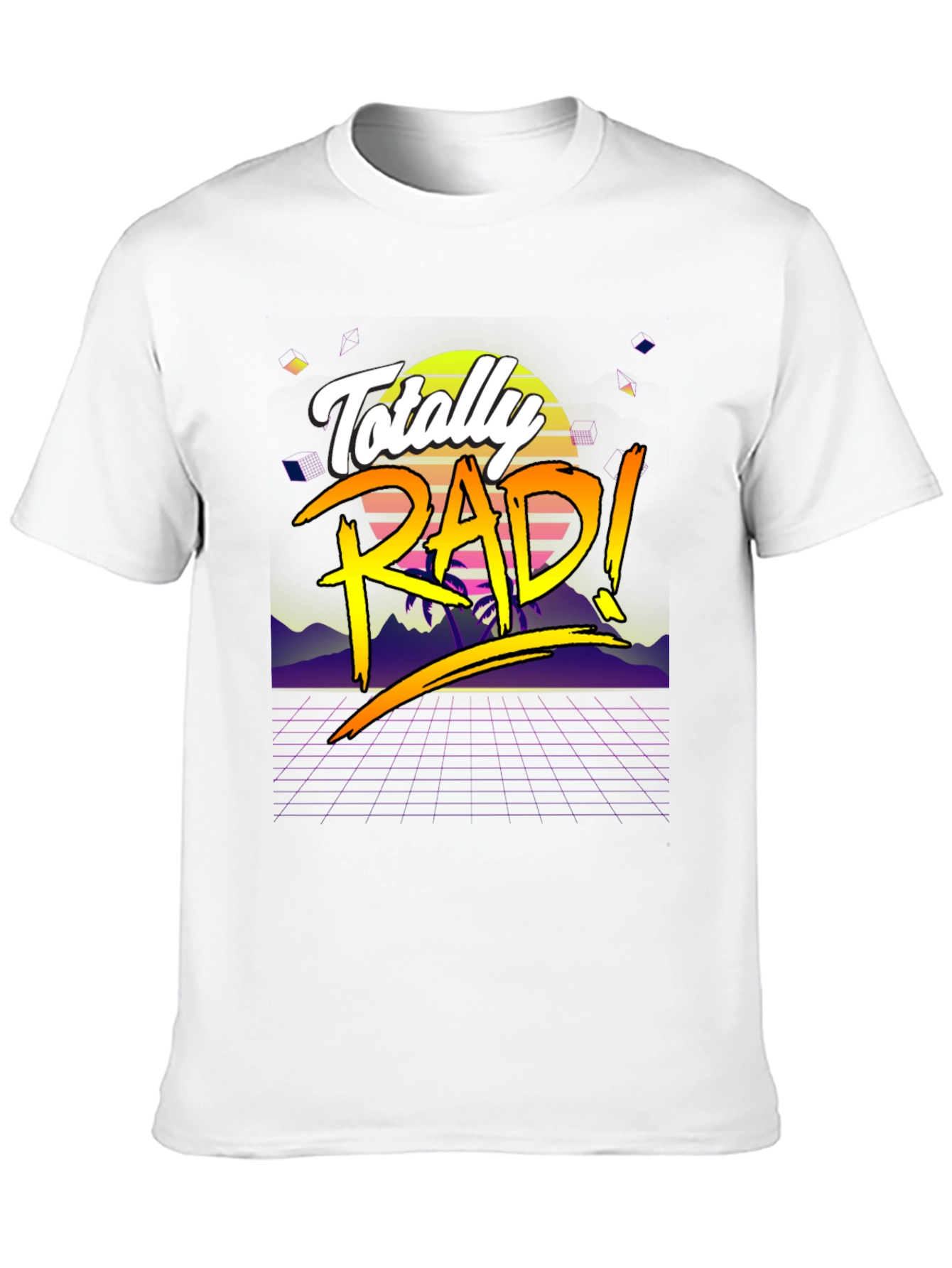 Totally Rad 80s Style Retro T-Shirt