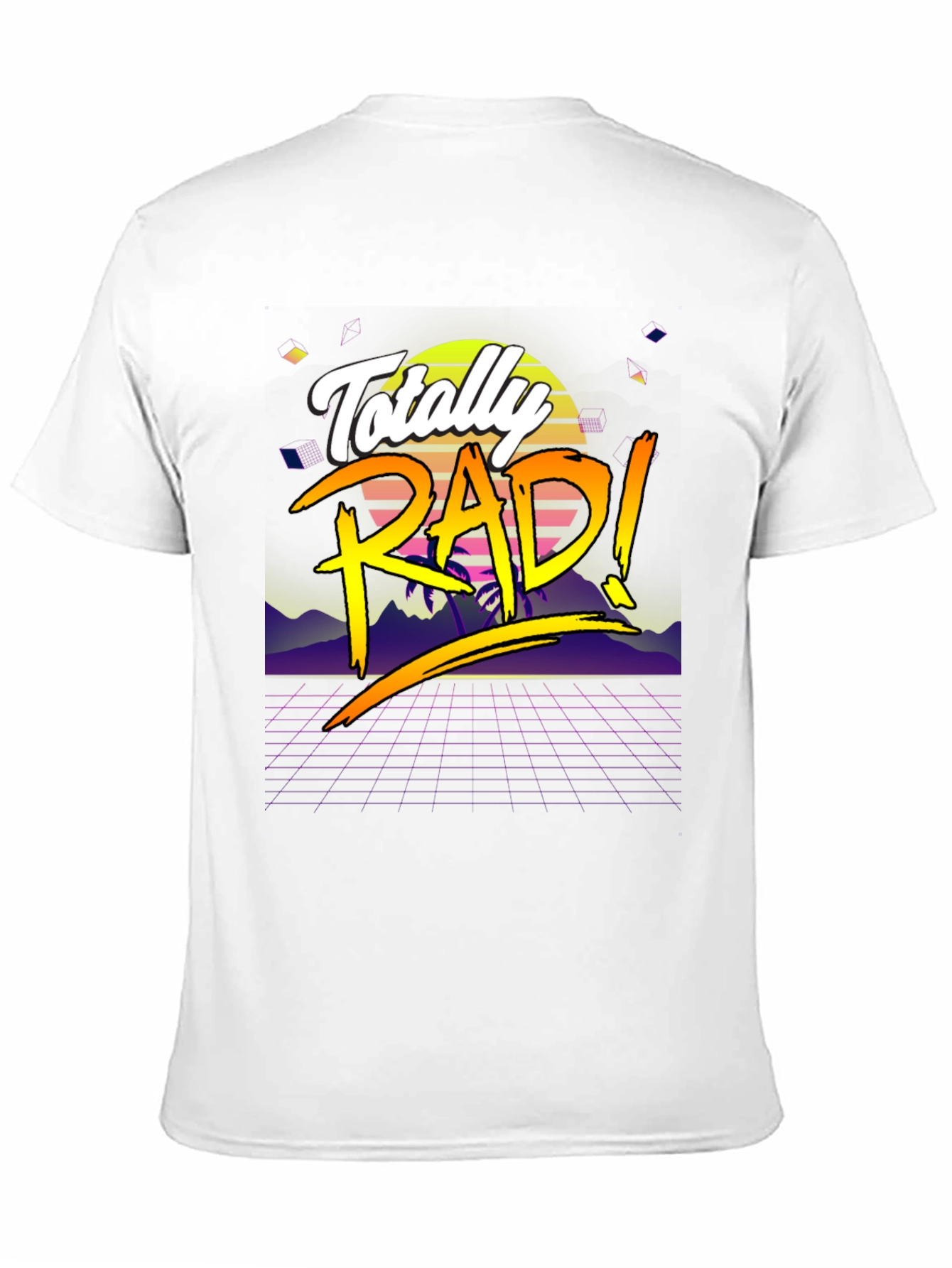 Totally Rad 80s Style Retro T-Shirt