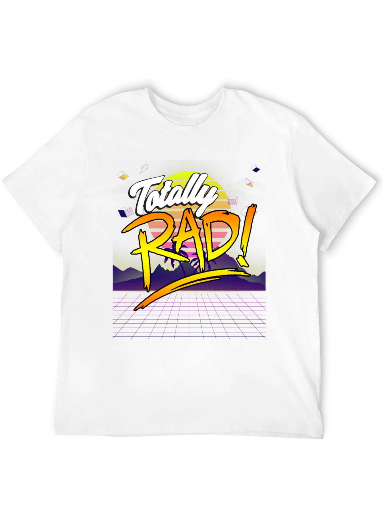 Totally Rad 80s Style Retro T-Shirt