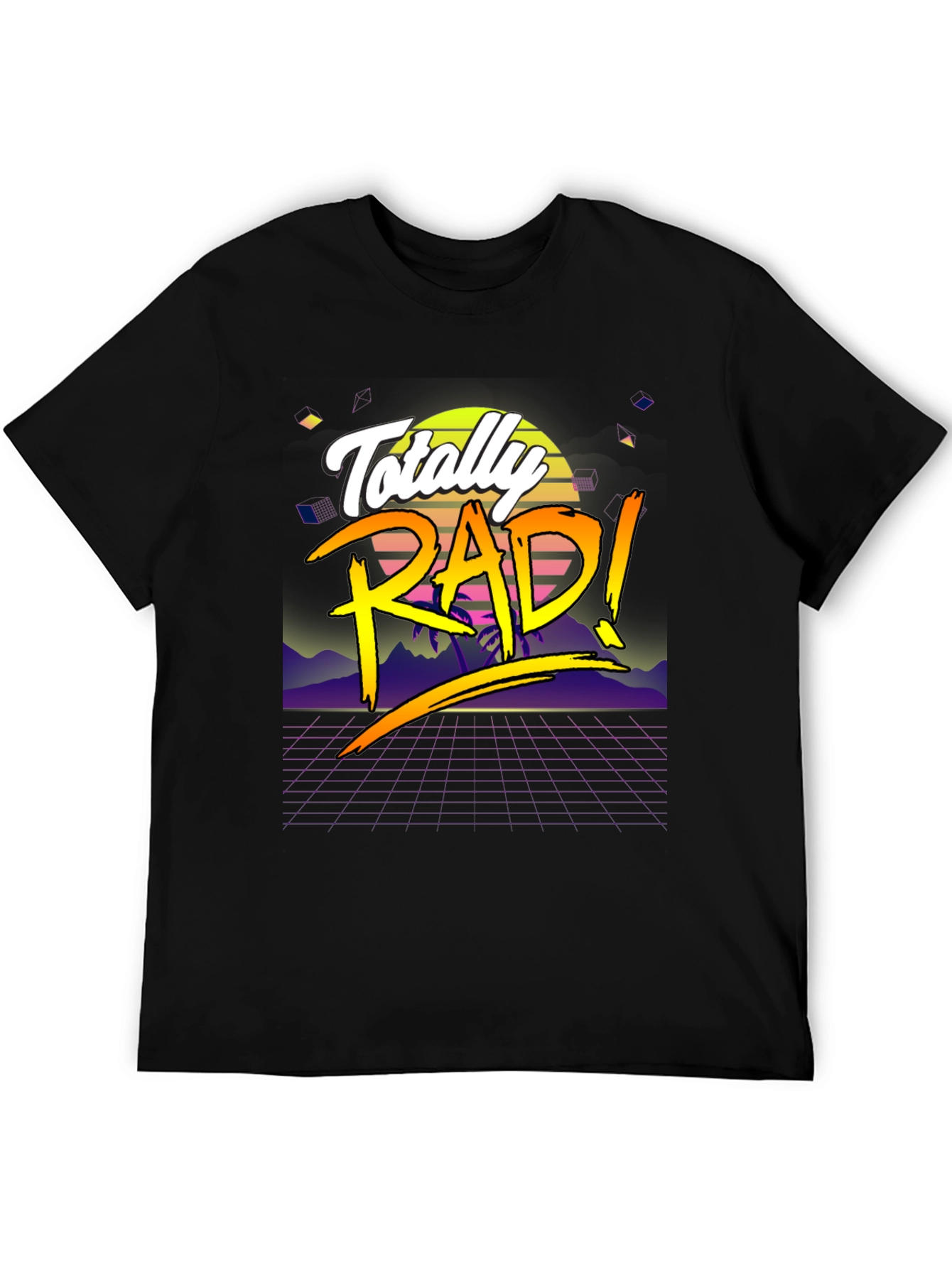 Totally Rad 80s Style Retro T-Shirt