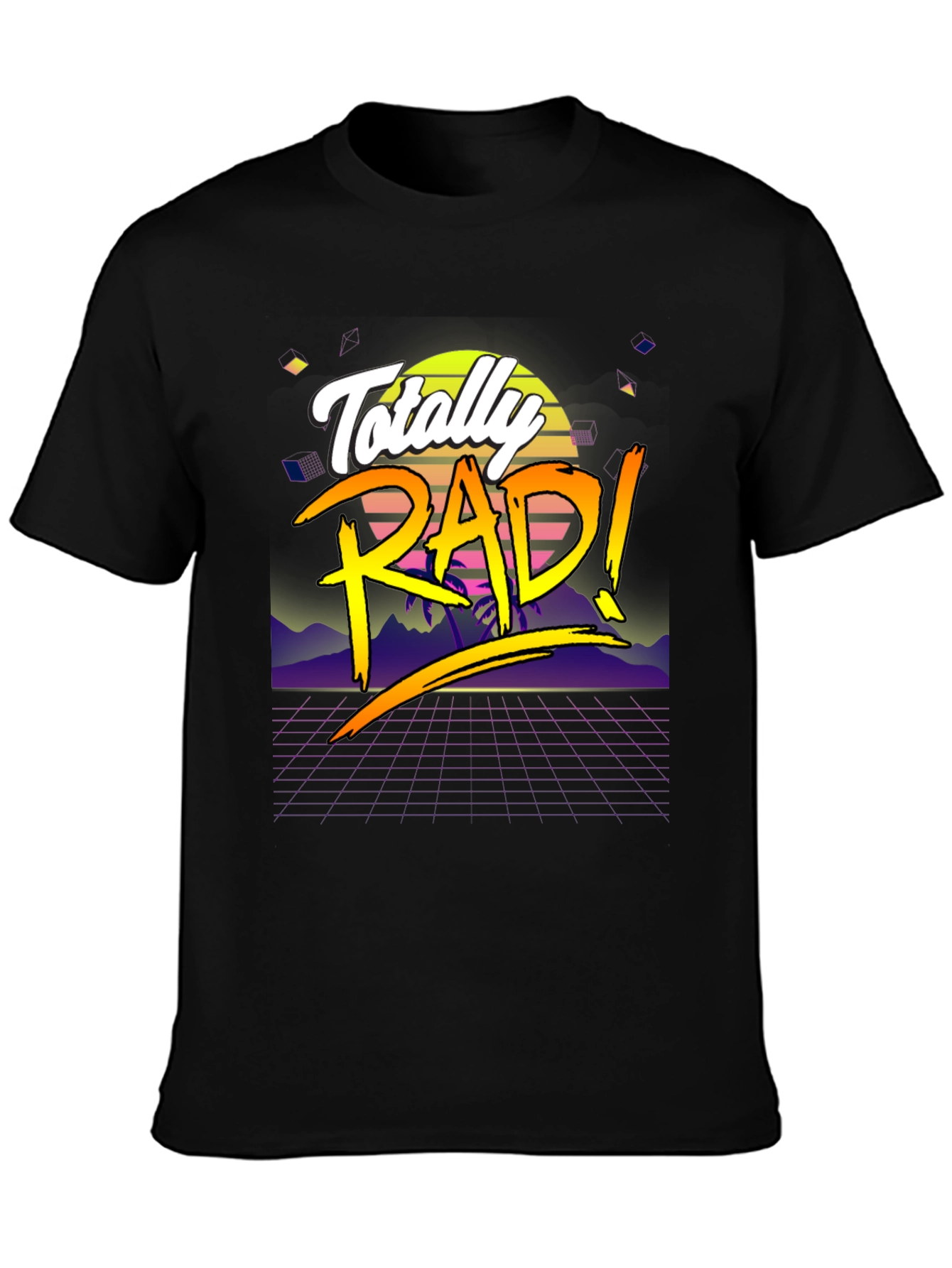 Totally Rad 80s Style Retro T-Shirt