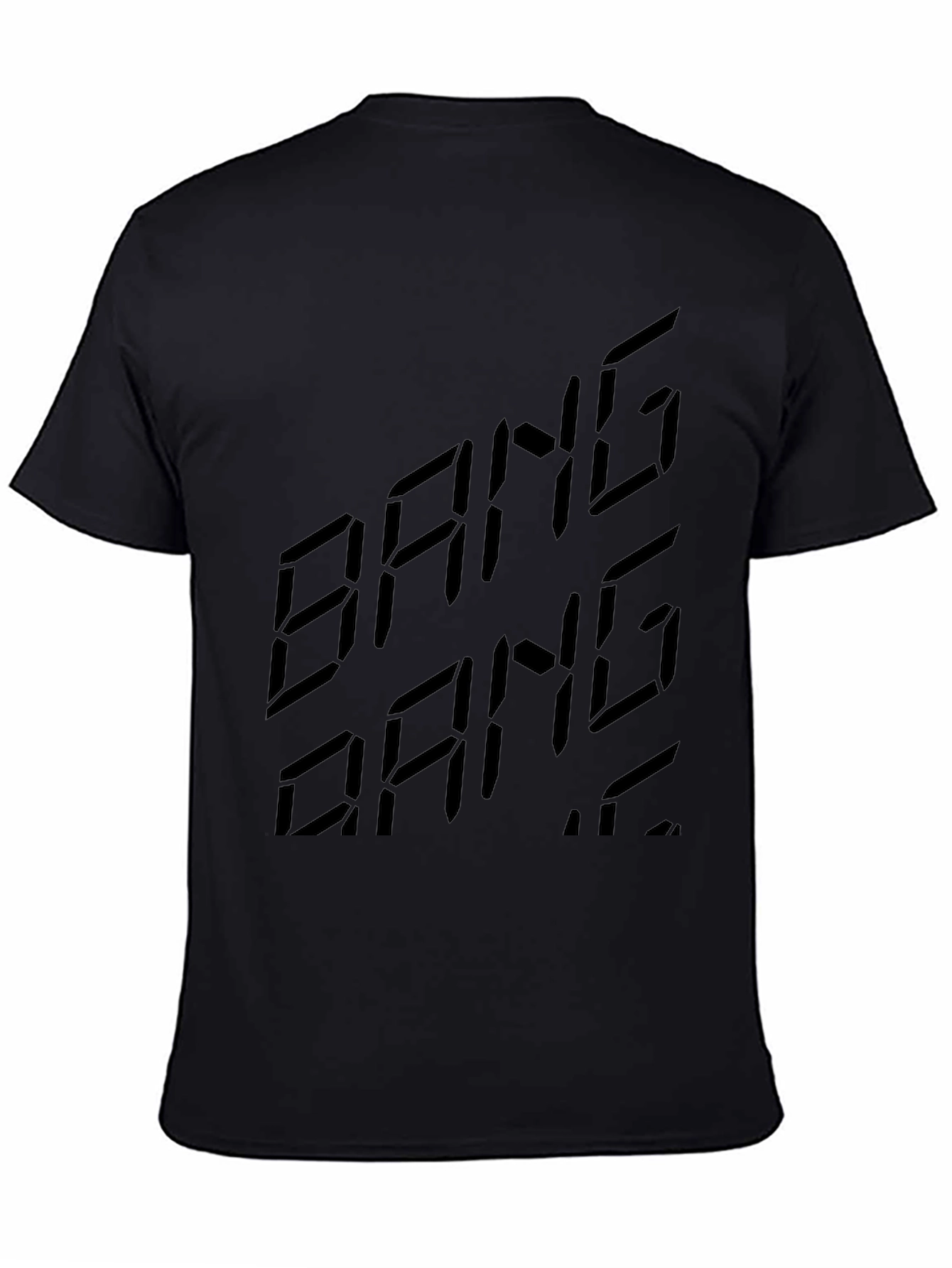 Bang Bang Graphic Print Black T-Shirt