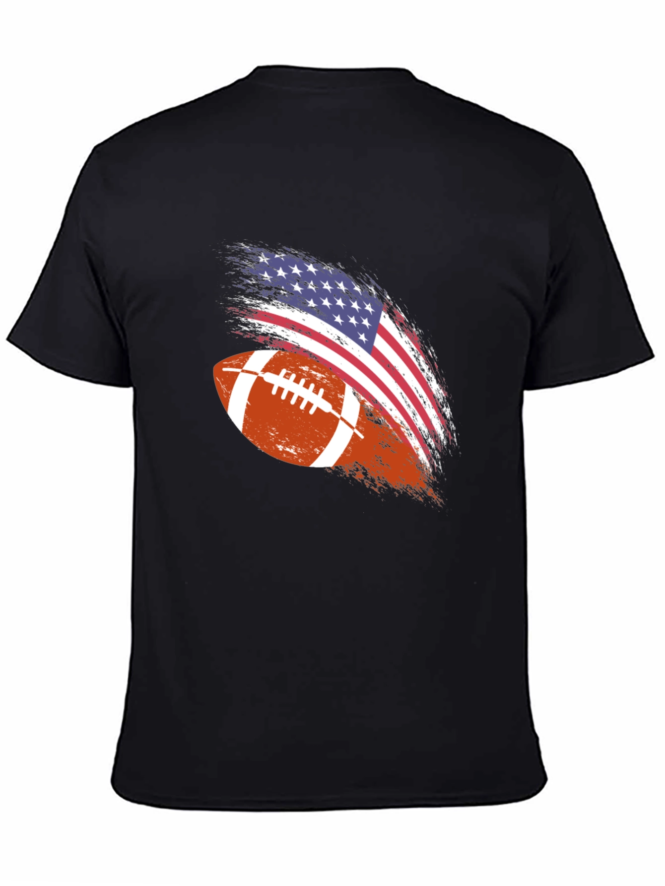 American Football Flag Graphic T-Shirt