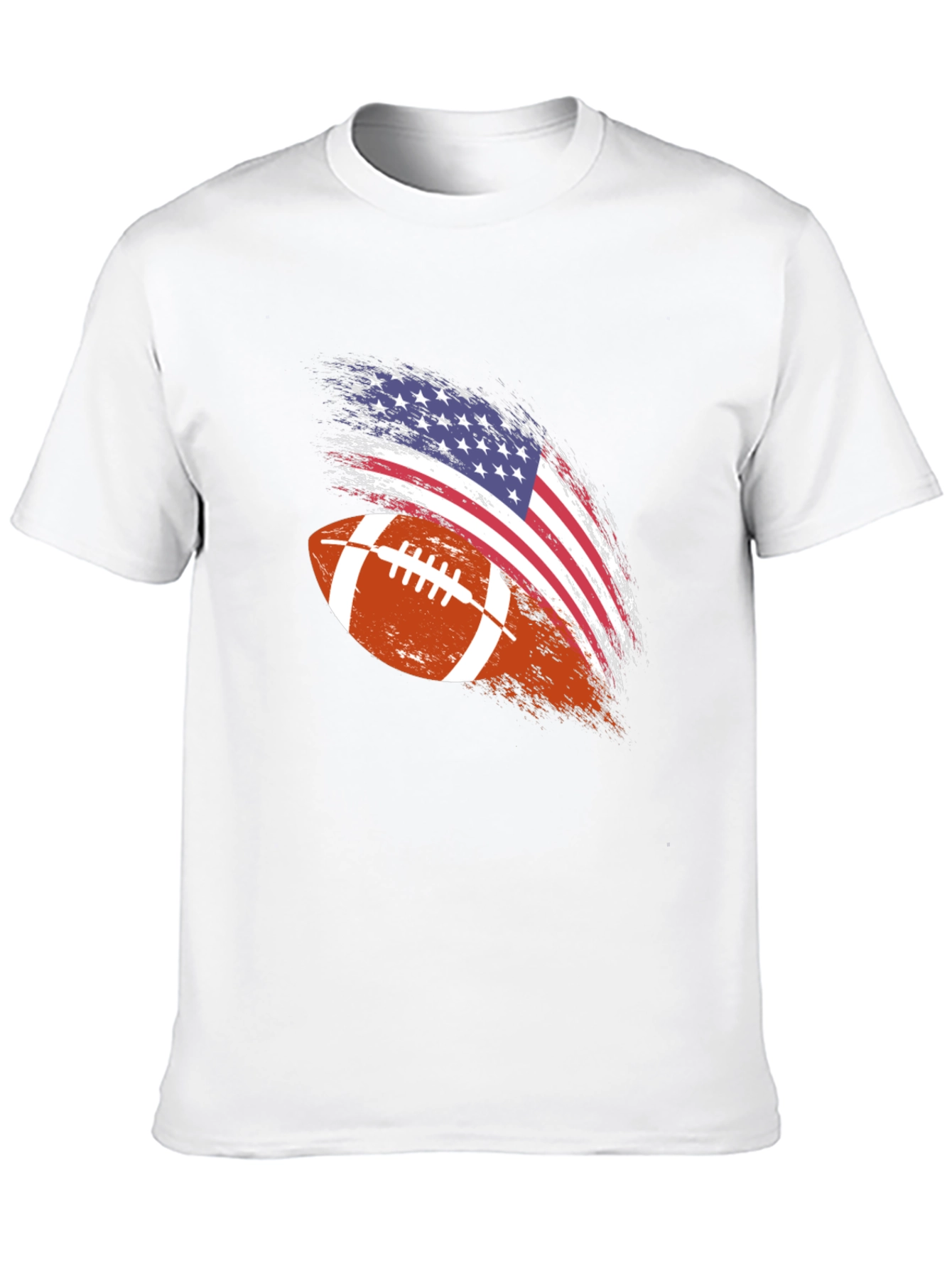 American Football Flag Graphic T-Shirt