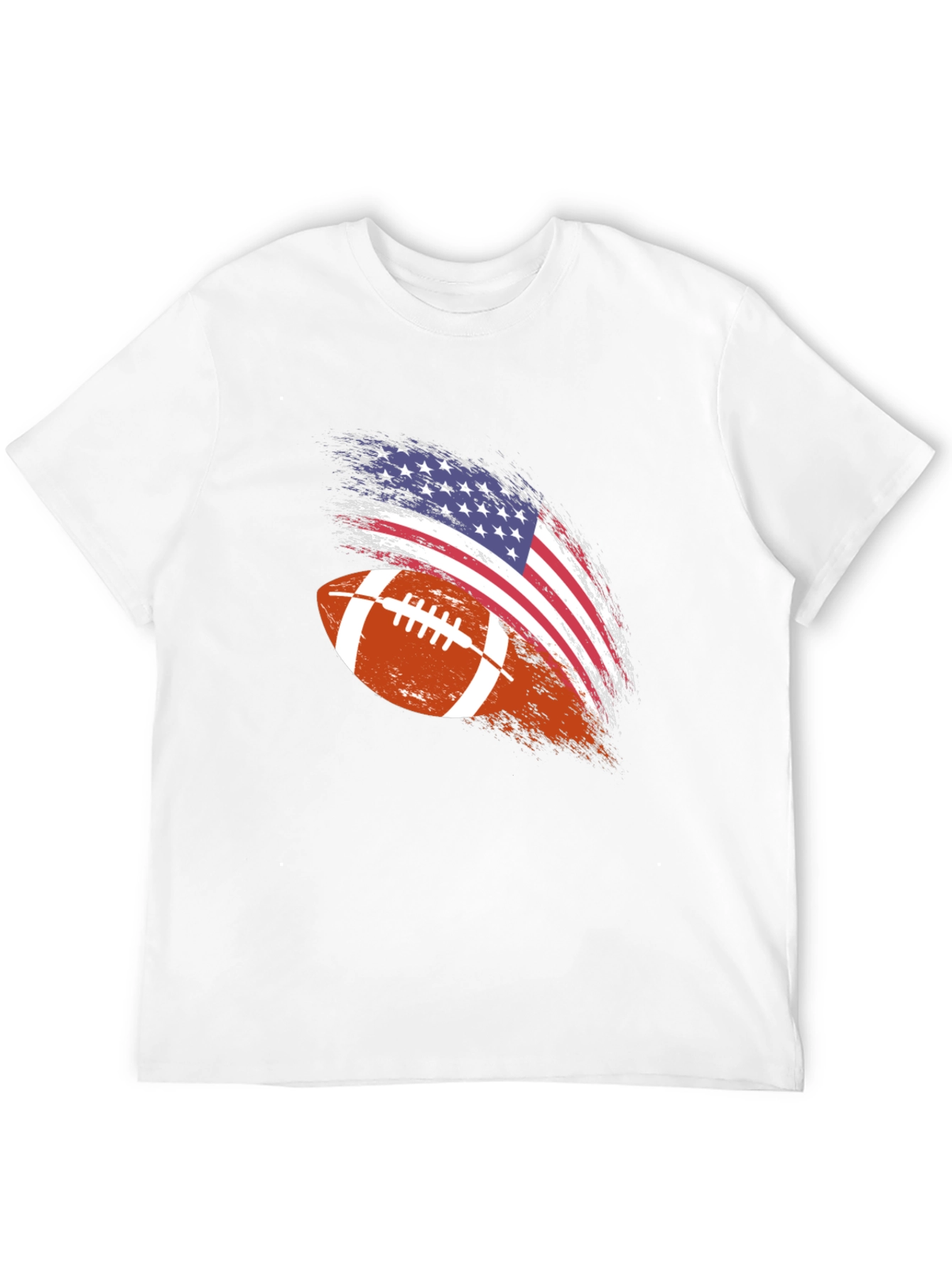 American Football Flag Graphic T-Shirt
