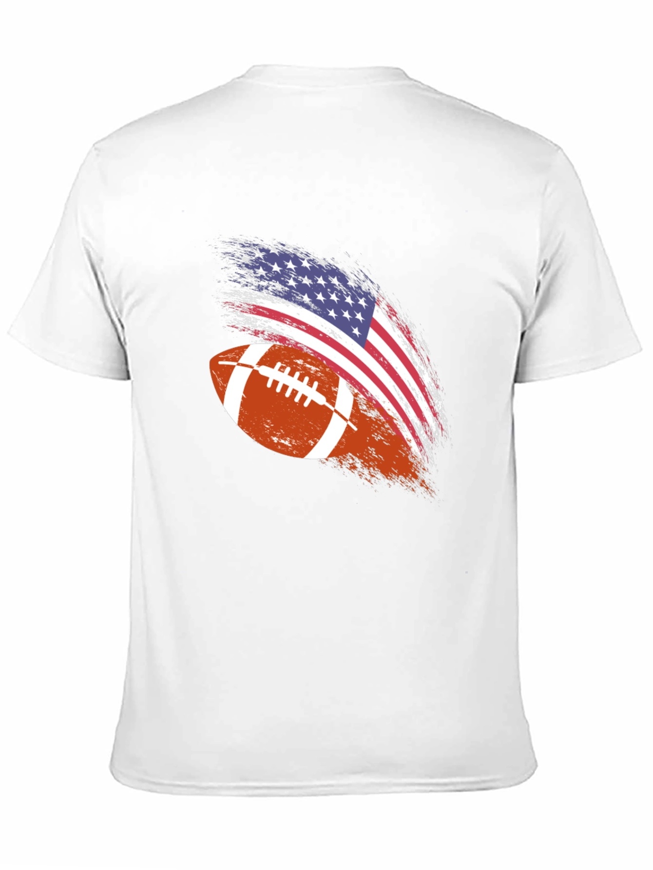 American Football Flag Graphic T-Shirt