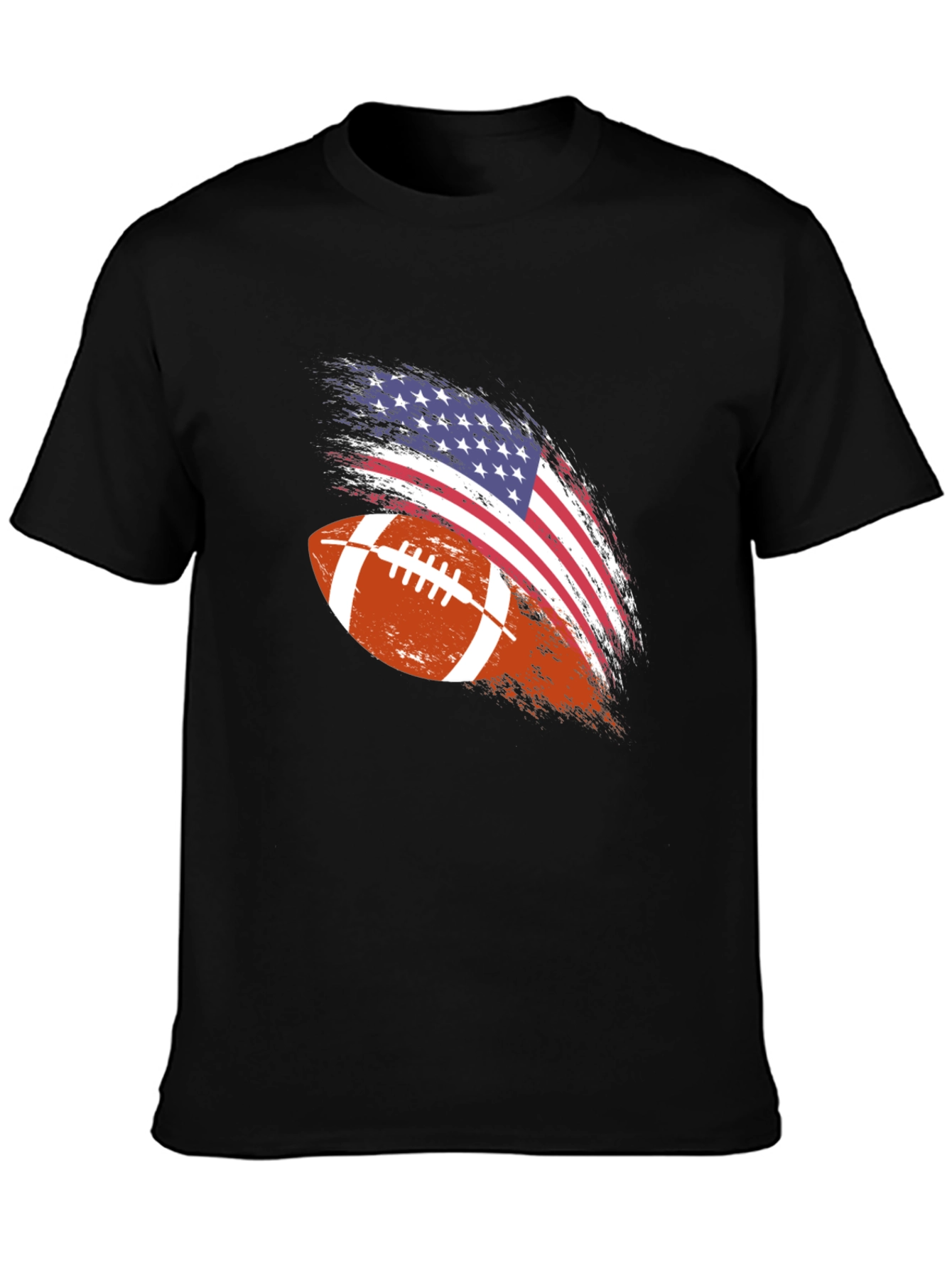 American Football Flag Graphic T-Shirt