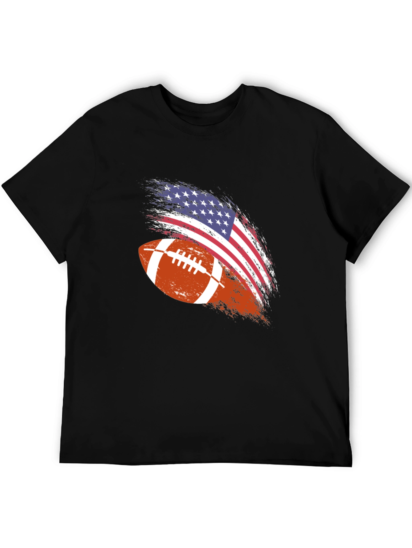 American Football Flag Graphic T-Shirt