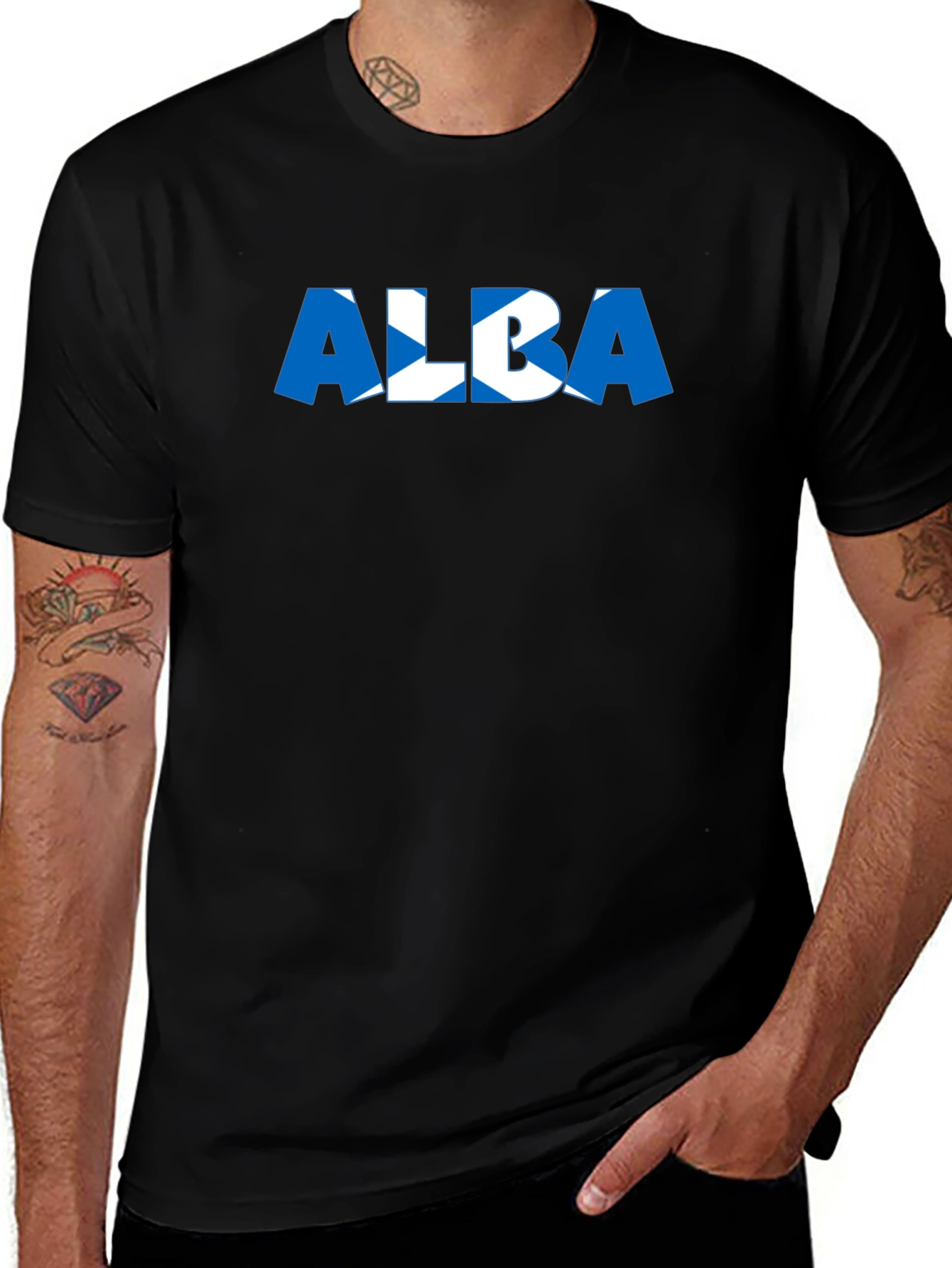 Alba Scotland Flag Graphic T-Shirt