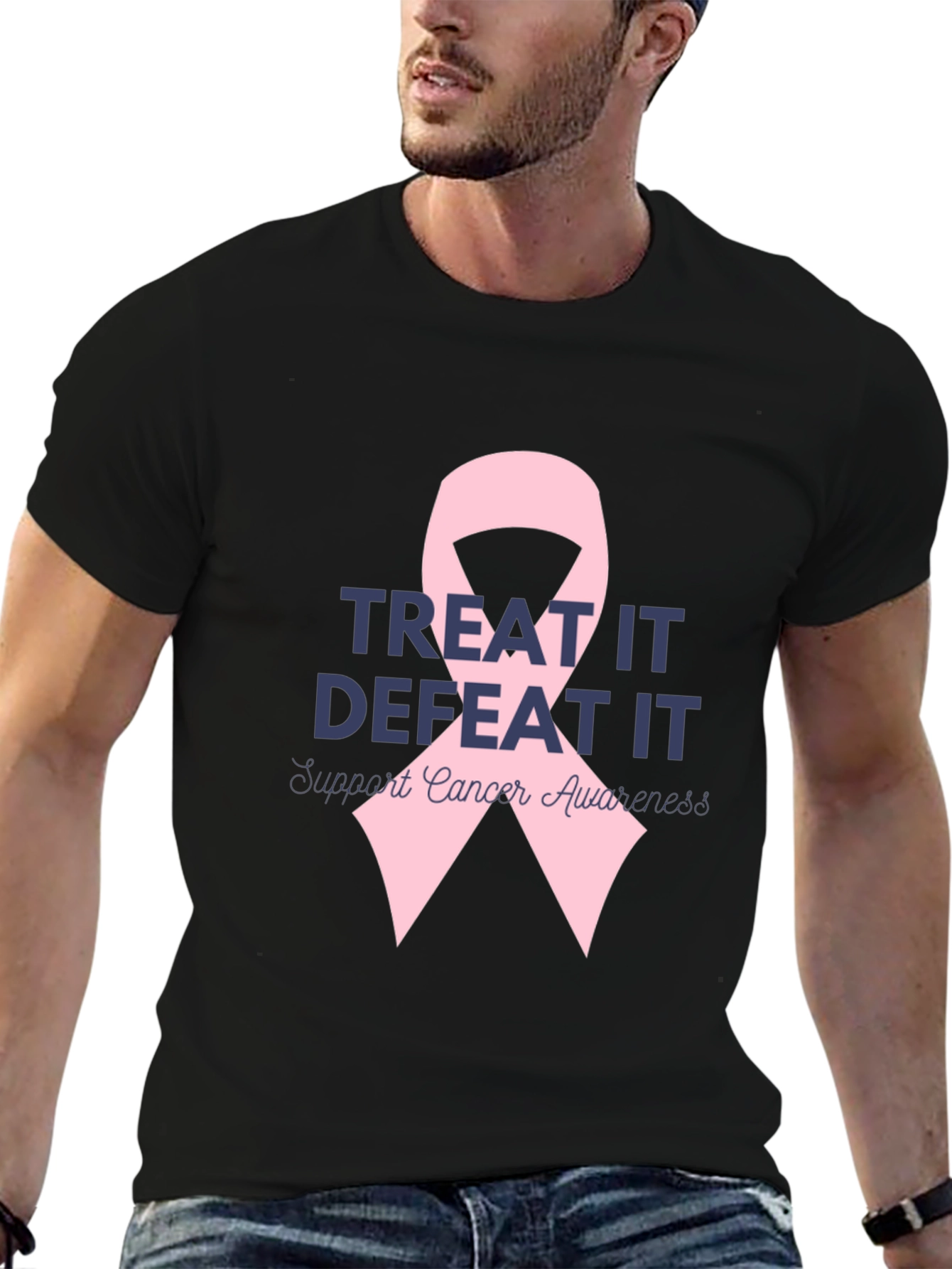 Cancer Awareness T-Shirt: Treat & Defeat