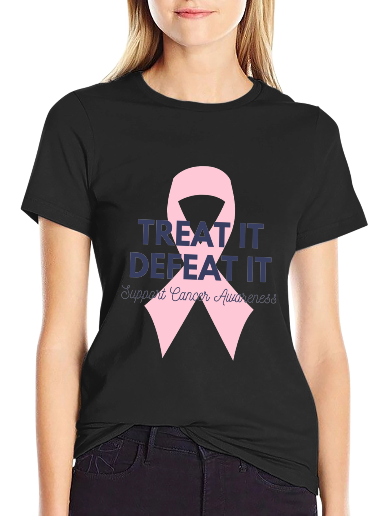 Cancer Awareness T-Shirt: Treat & Defeat