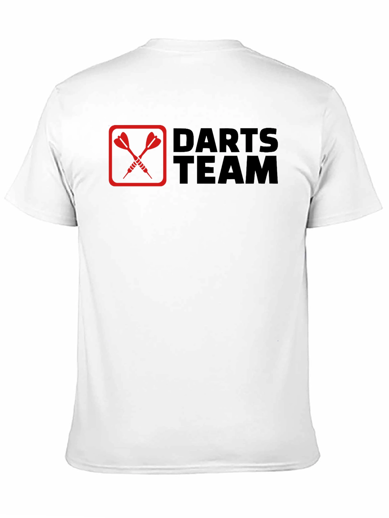 Darts Team Graphic Tee - Black Cotton T-Shirt