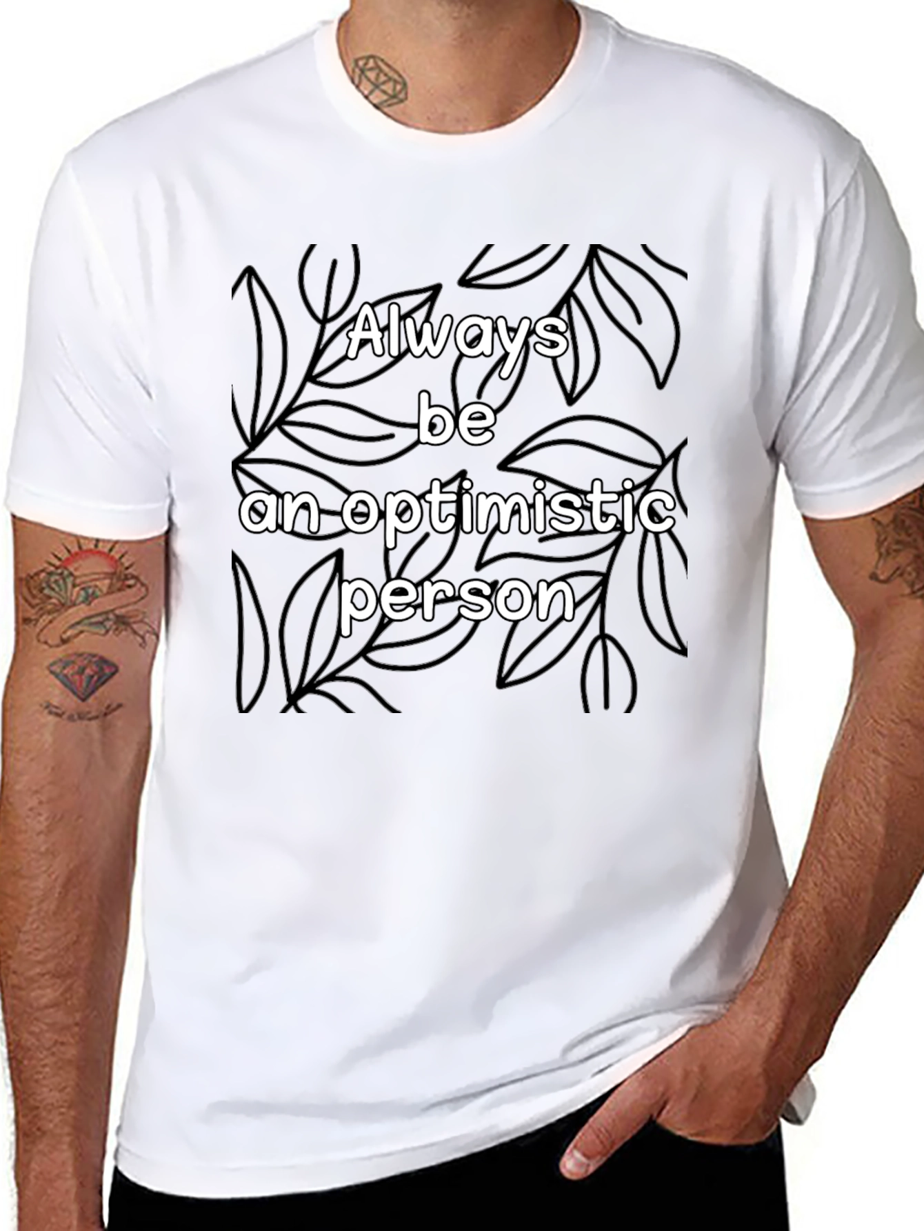 Optimistic Person Graphic Tee