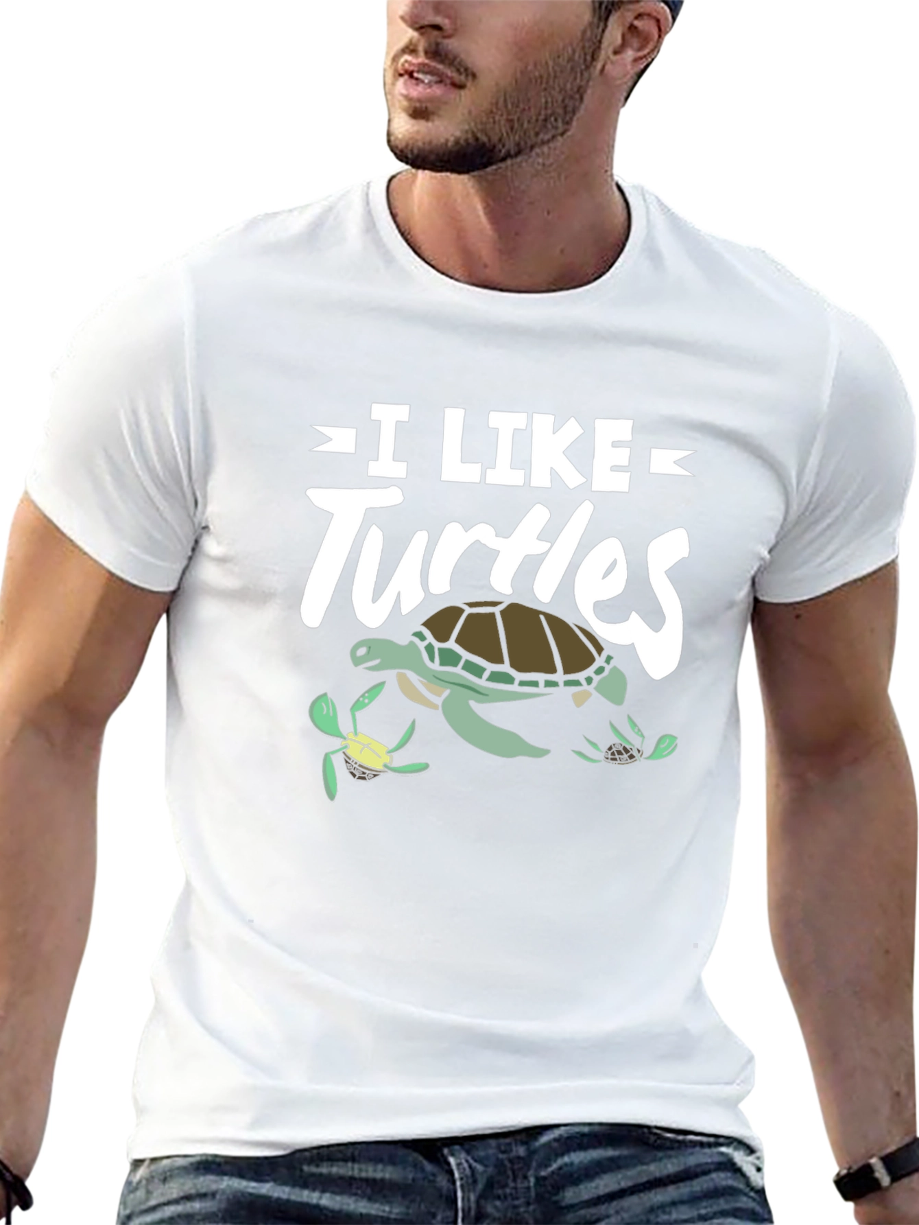 I Like Turtles T-Shirt Sea Turtle Graphic Tee