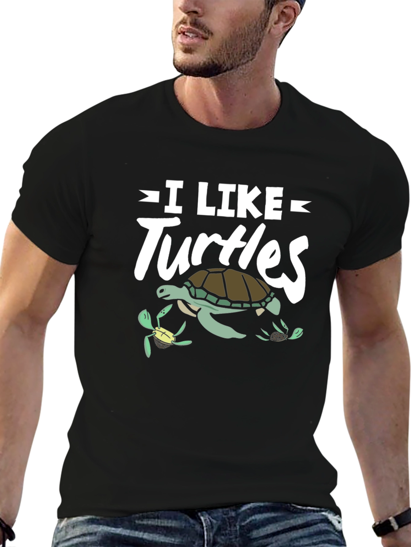 I Like Turtles T-Shirt Sea Turtle Graphic Tee