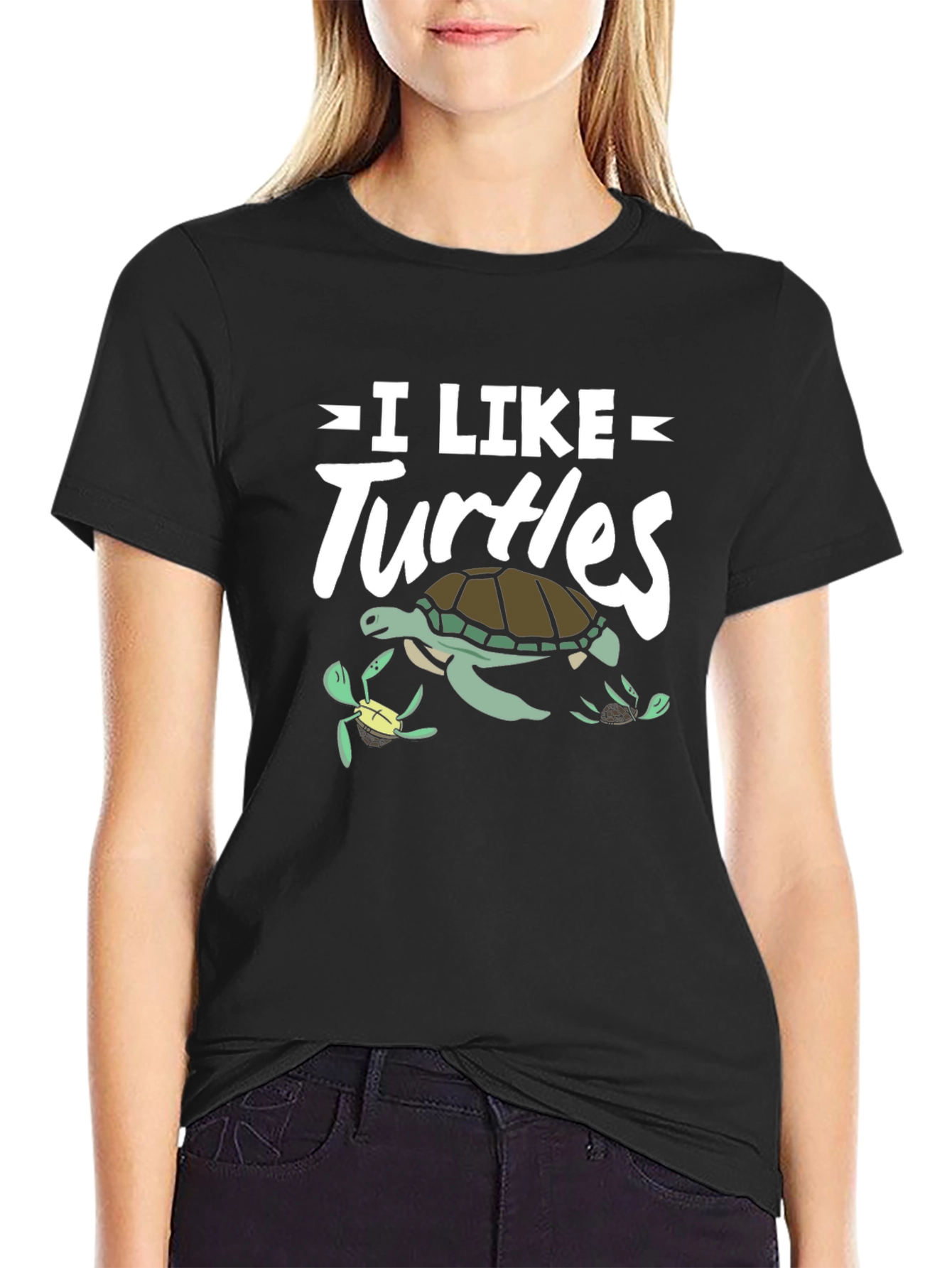 I Like Turtles T-Shirt Sea Turtle Graphic Tee