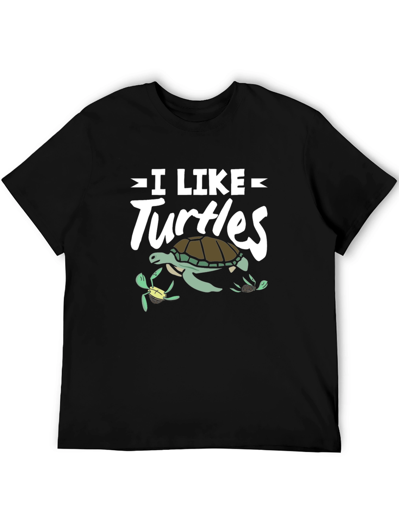 I Like Turtles T-Shirt Sea Turtle Graphic Tee