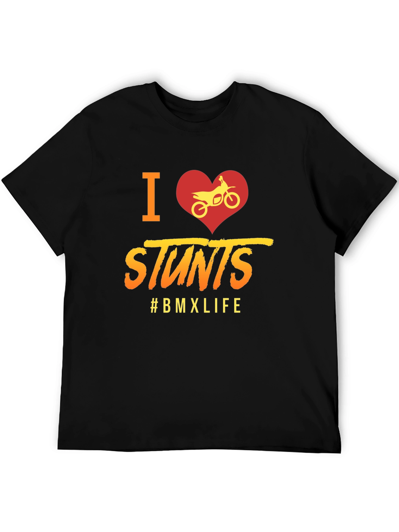 I Heart Stunts BMX Life Graphic Tee