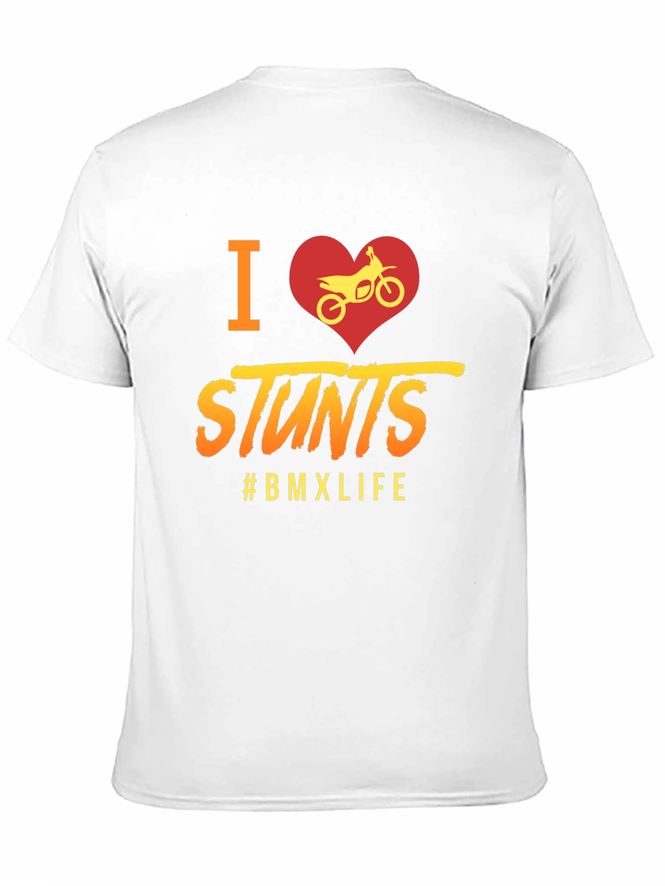 I Heart Stunts BMX Life Graphic Tee