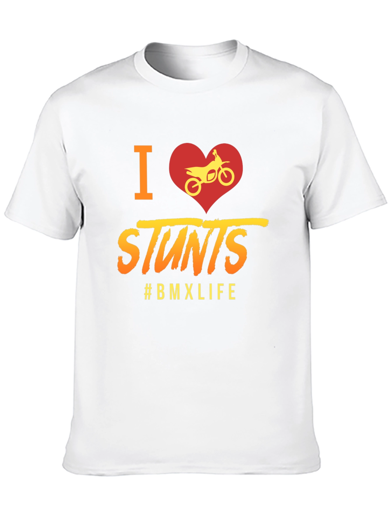 I Heart Stunts BMX Life Graphic Tee