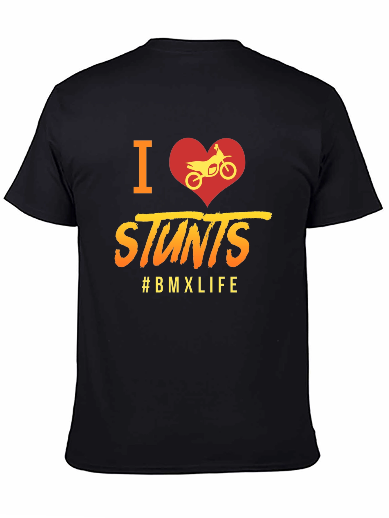 I Heart Stunts BMX Life Graphic Tee