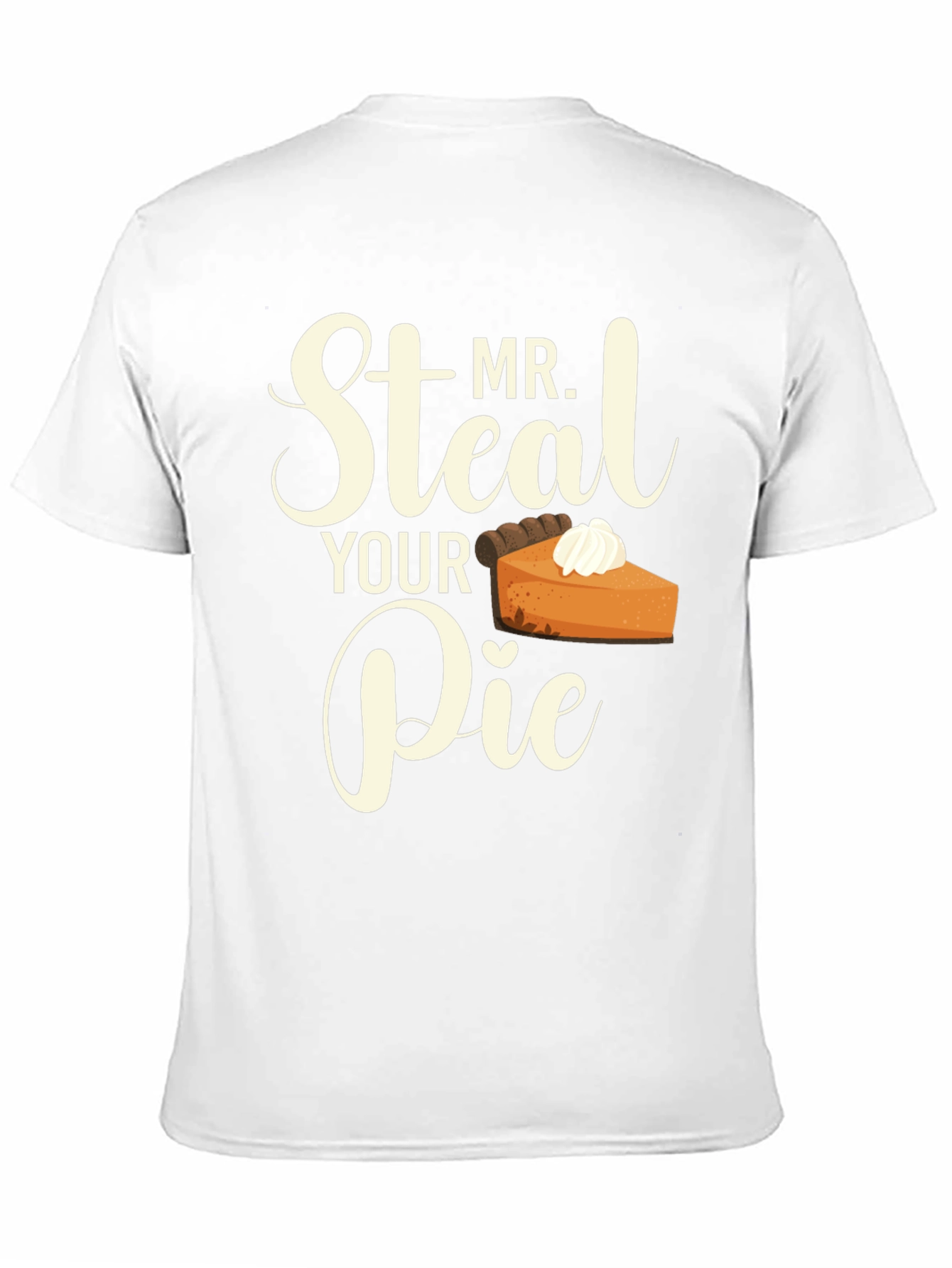 Mr. Steal Your Pie Black Graphic T-Shirt