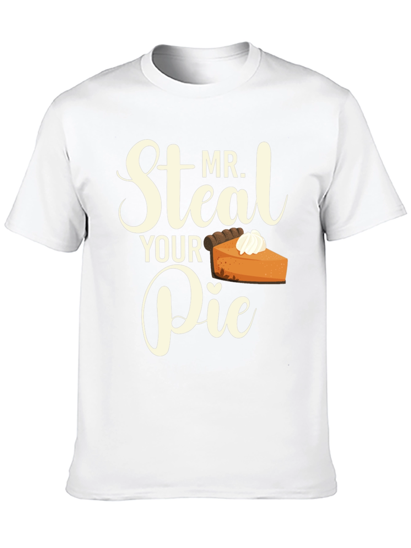 Mr. Steal Your Pie Black Graphic T-Shirt