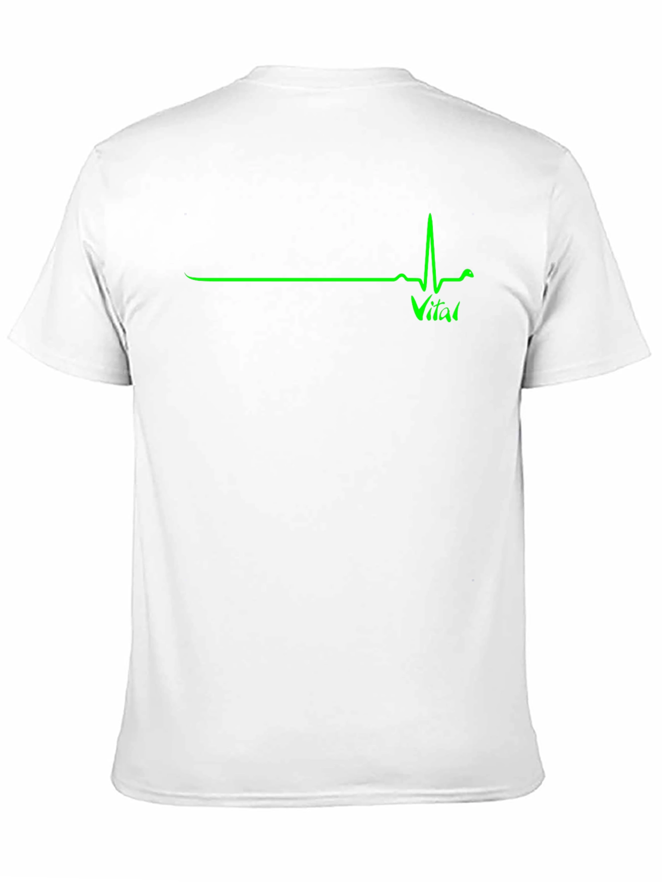 Vital Sign ECG Graphic T-Shirt - Black